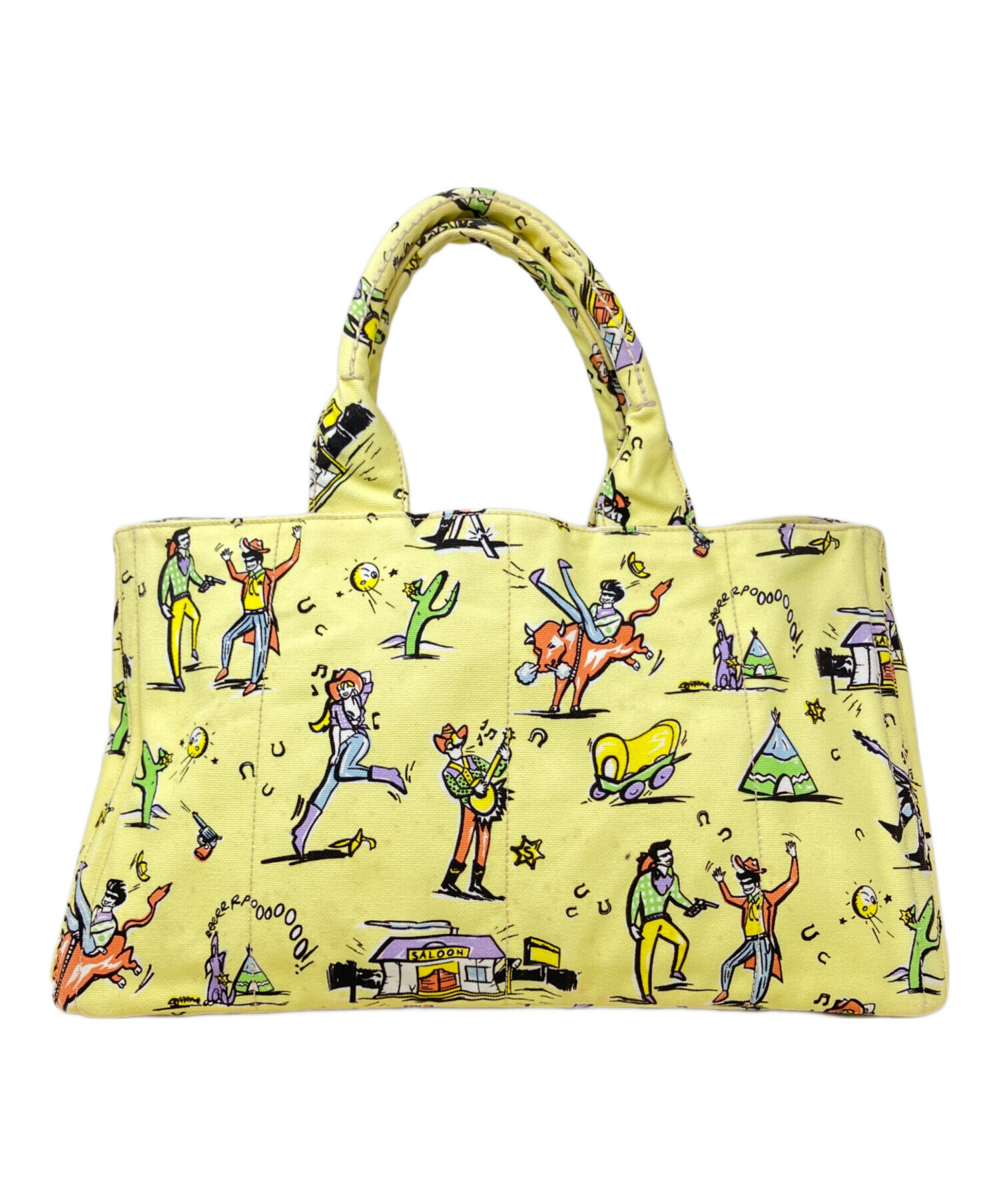 中古・古着通販】PRADA (プラダ) ハンドバッグ PRADA（プラダ） カナパ