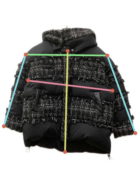 Her lip to ブラックダウンジャケット　ハーリップトゥ公式サイト購入品 中古・古着通販】Her lip to (ハーリップトゥ) ダウンジャケット Her