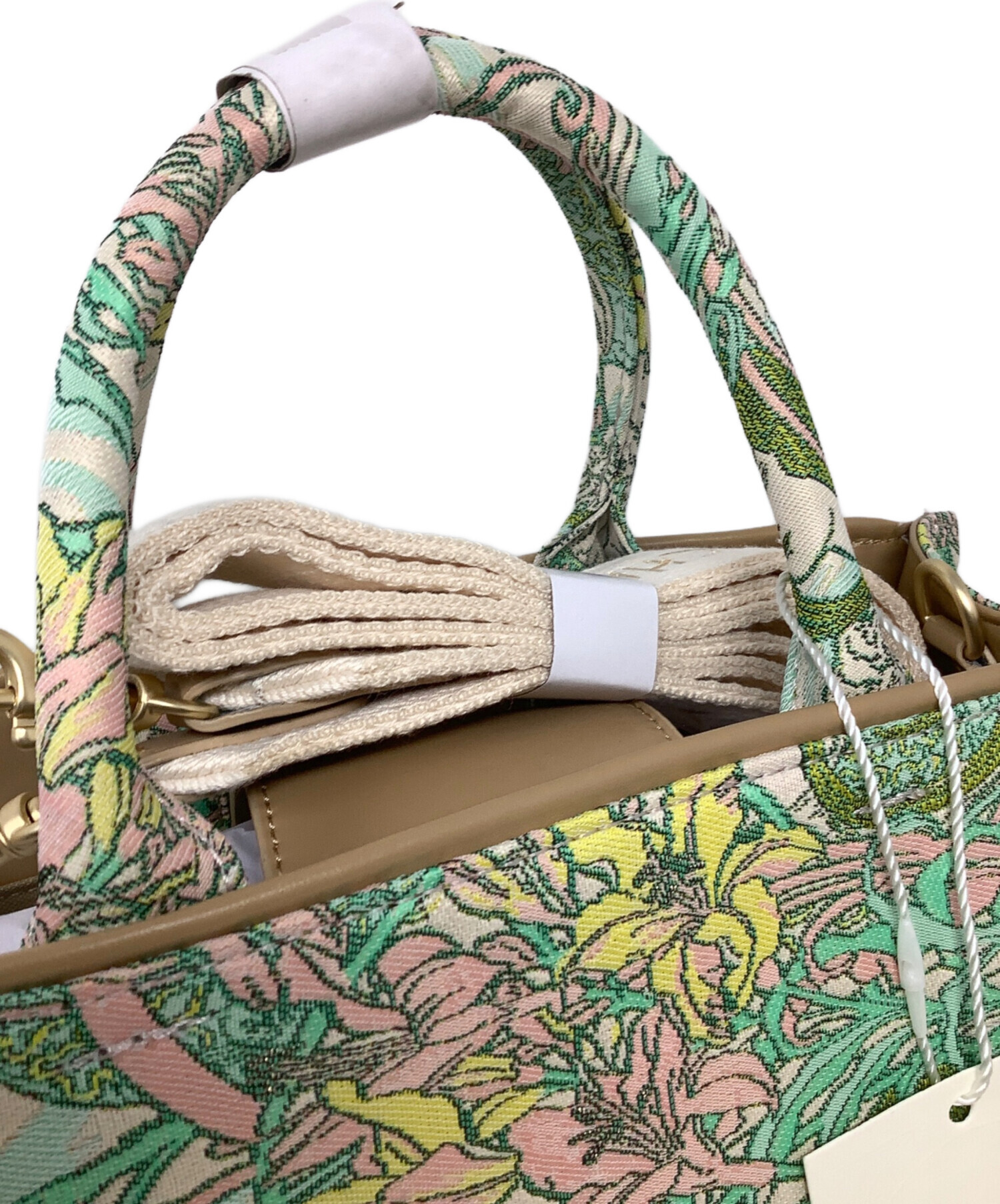 中古・古着通販】Mucha (ミュシャ) ジャガードトートバッグ Mucha