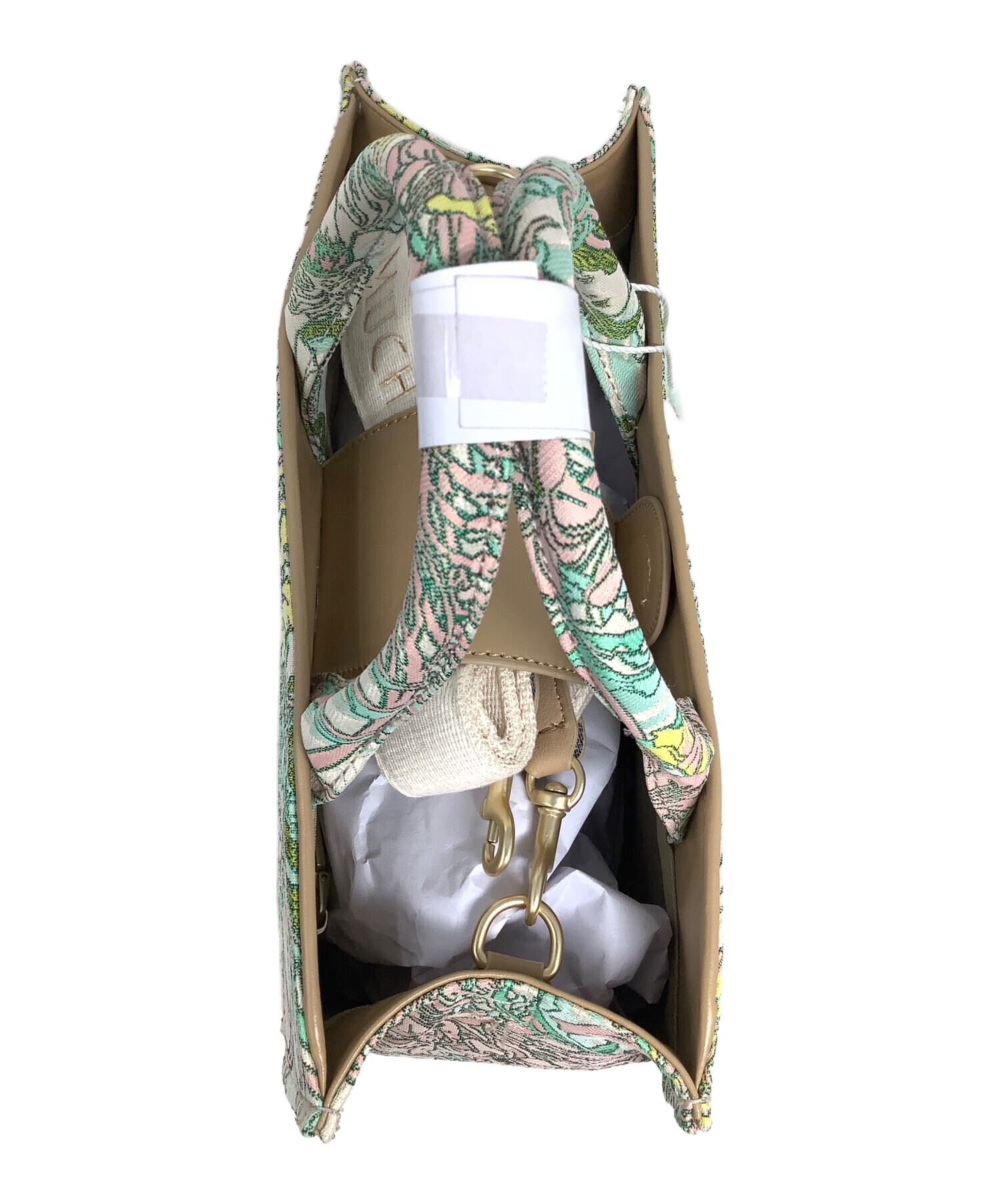 中古・古着通販】Mucha (ミュシャ) ジャガードトートバッグ Mucha