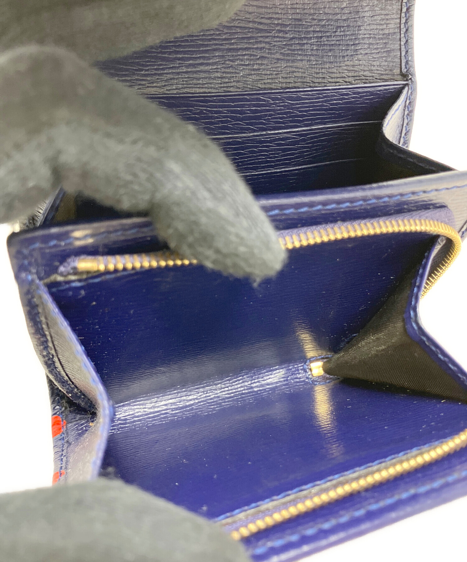 中古・古着通販】GUCCI (グッチ) 2つ折り財布 GUCCI（グッチ） ホース