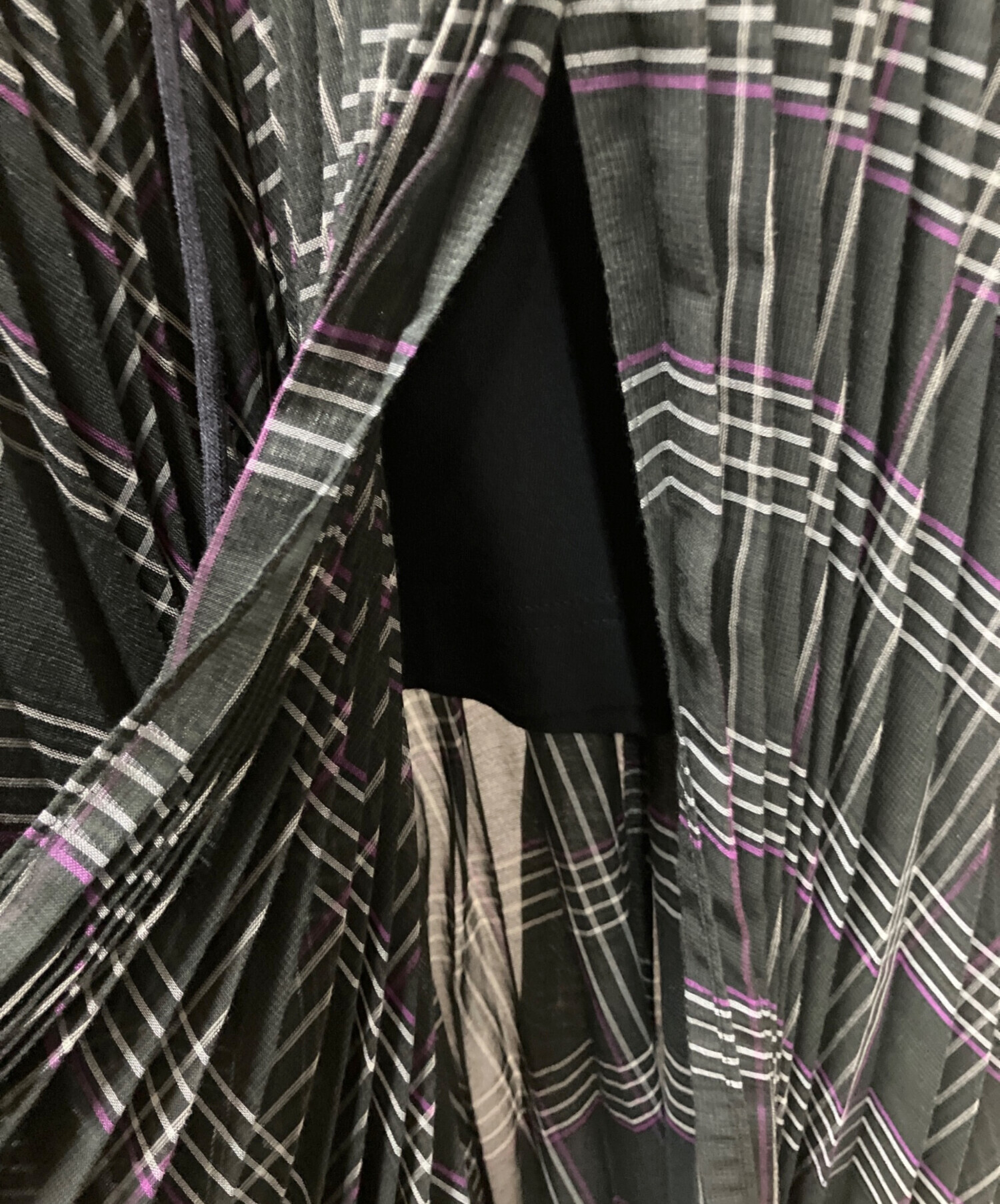 中古・古着通販】sacai (サカイ) 2022 半袖プリーツドッキング