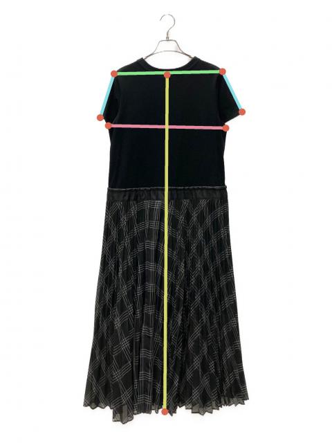 中古・古着通販】sacai (サカイ) 2022 半袖プリーツドッキング