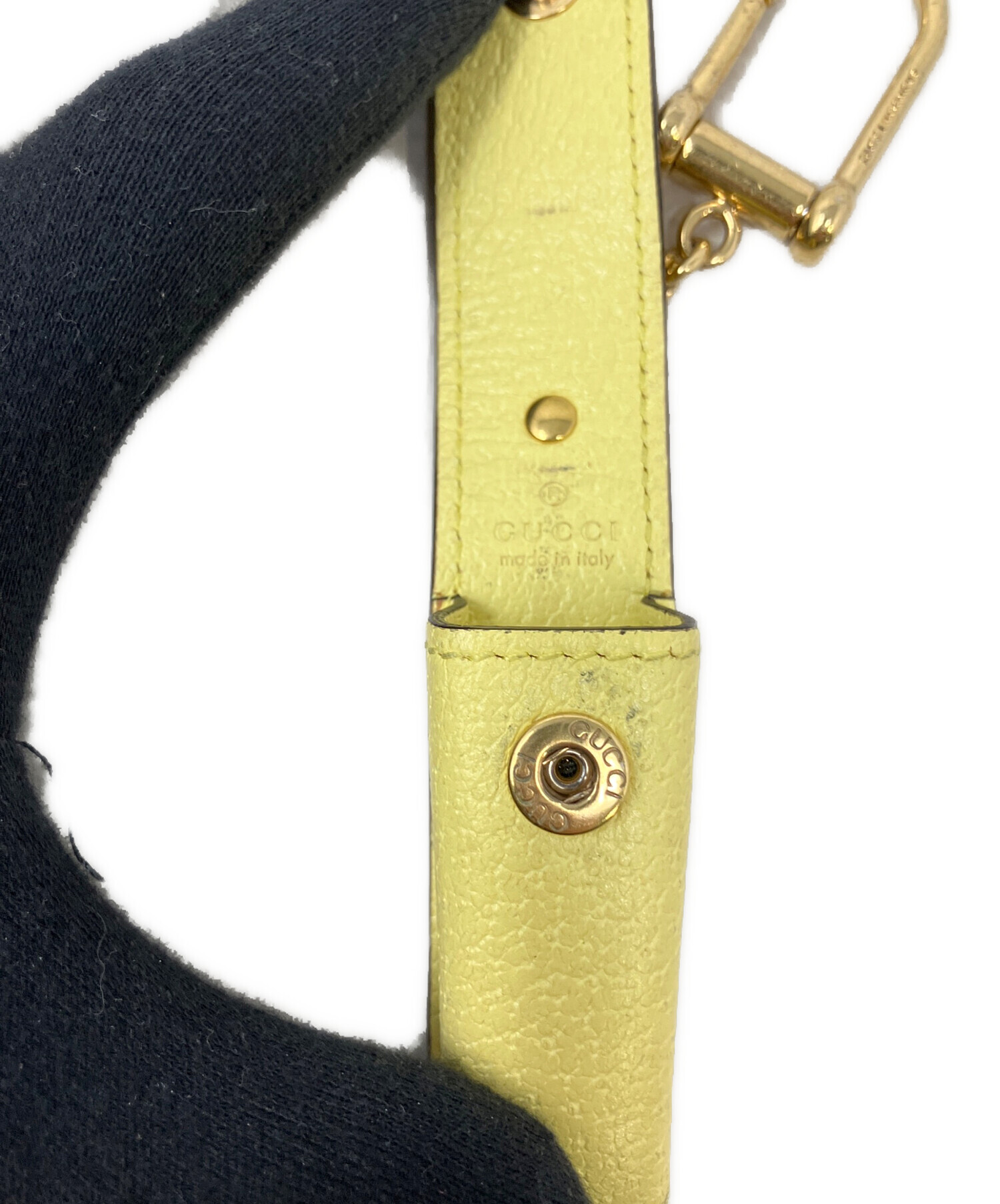 中古・古着通販】GUCCI (グッチ) リップスティックケース イエロー