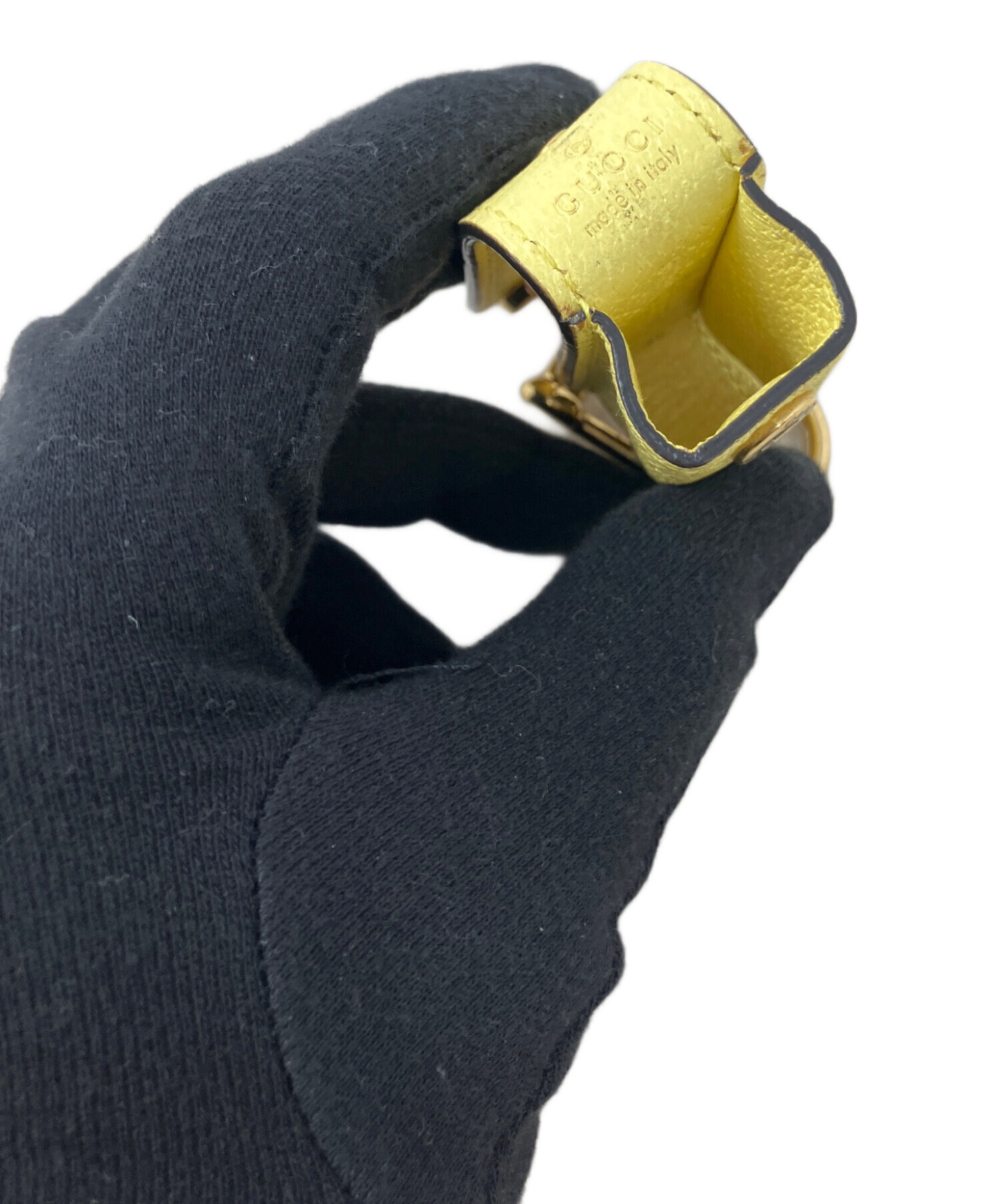 中古・古着通販】GUCCI (グッチ) リップスティックケース イエロー