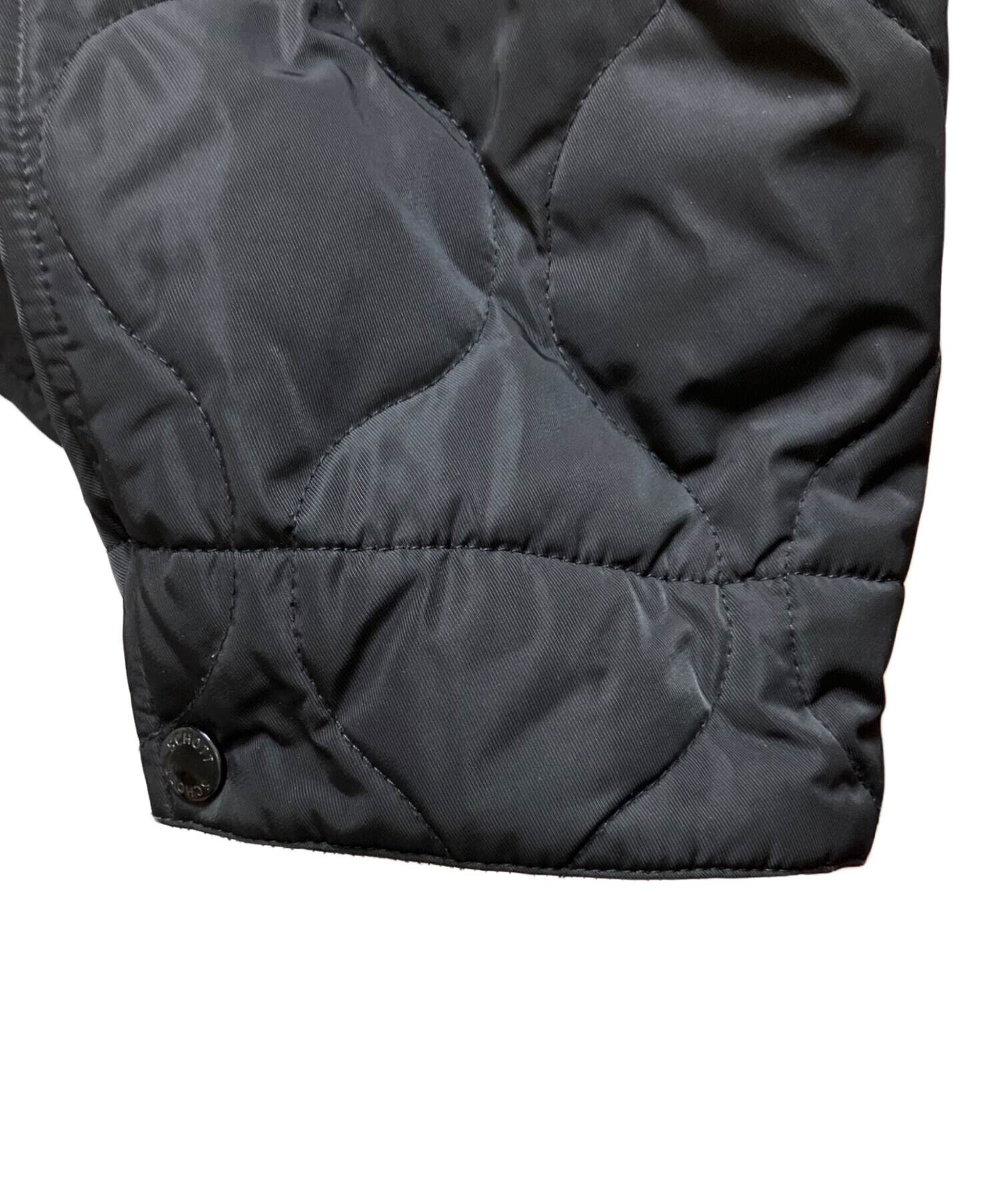 中古・古着通販】Schott (ショット) キルティングジャケット ブラック