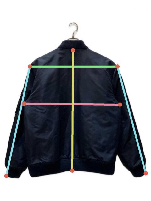 中古・古着通販】stussy (ステューシー) フライトジャケット ネイビー