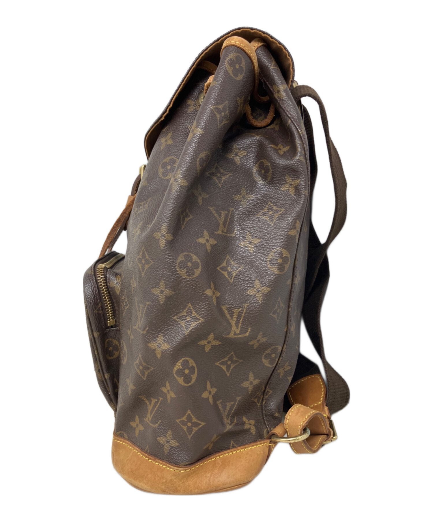 [鑑定済] LOUIS VUITTON モンスリMM M51136　リュック 中古・古着通販】LOUIS VUITTON (ルイ ヴィトン) リュック LOUIS