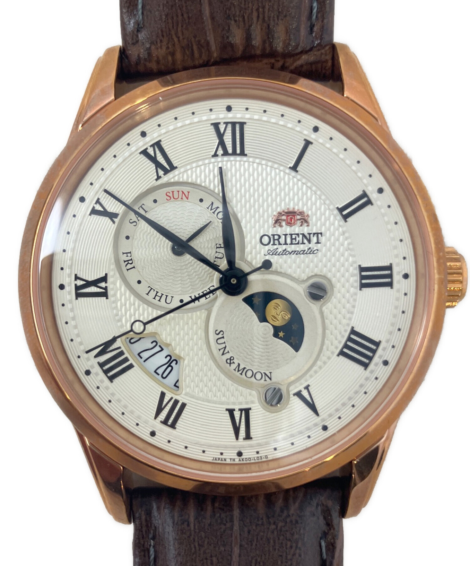 中古・古着通販】ORIENT (オリエント) 腕時計 サン＆ムーン デイデイト 