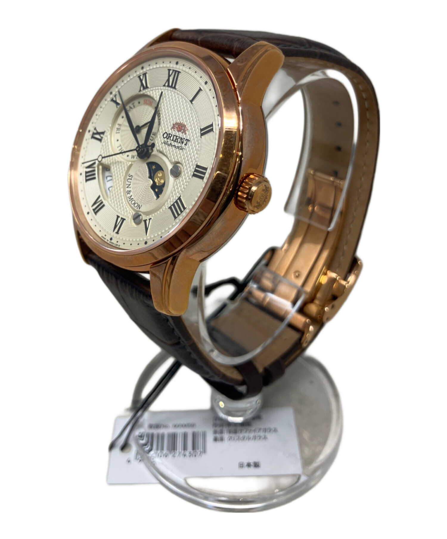 中古・古着通販】ORIENT (オリエント) 腕時計 サン＆ムーン デイデイト 