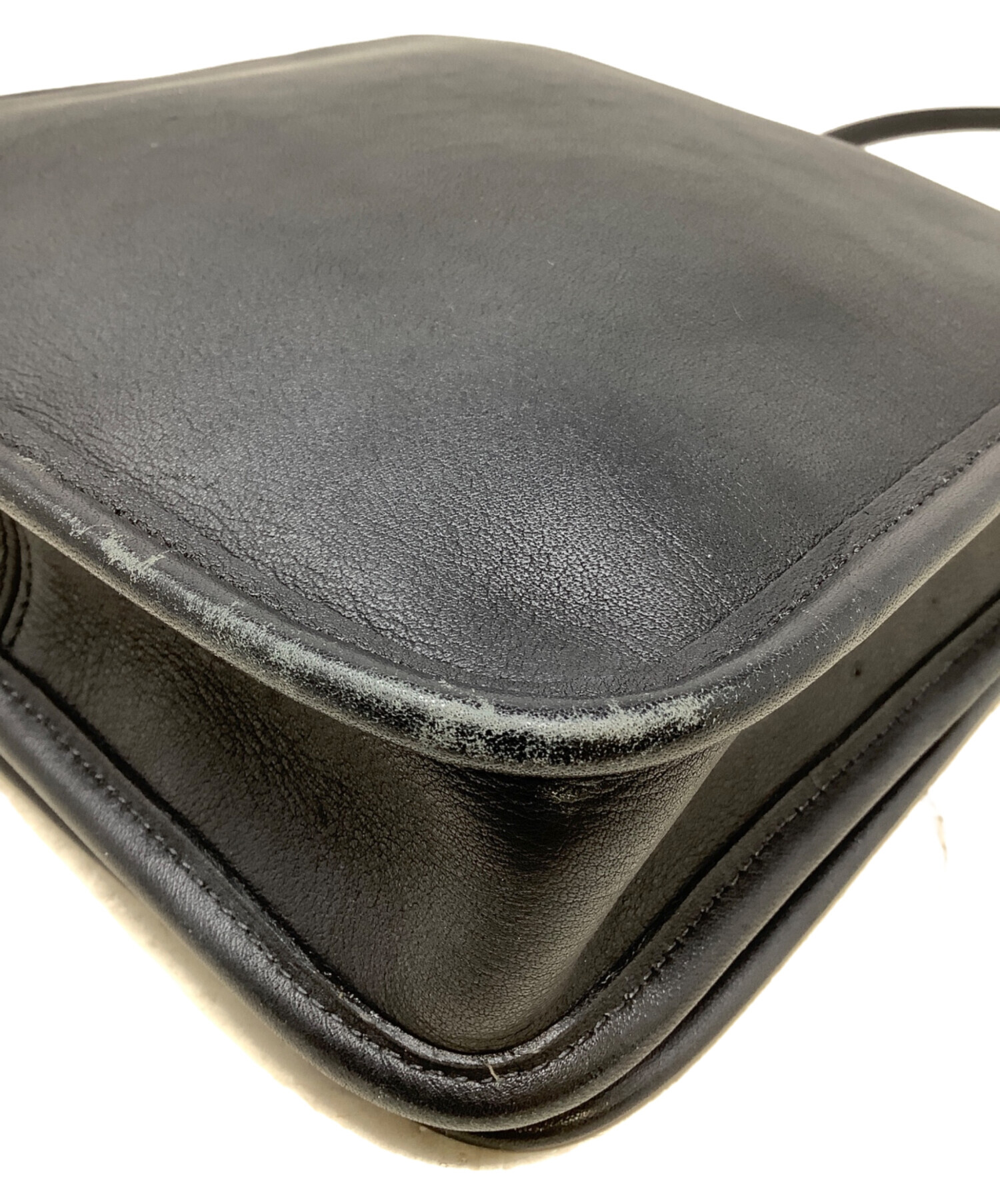 中古・古着通販】COACH (コーチ) ターンロック レザーショルダーバッグ