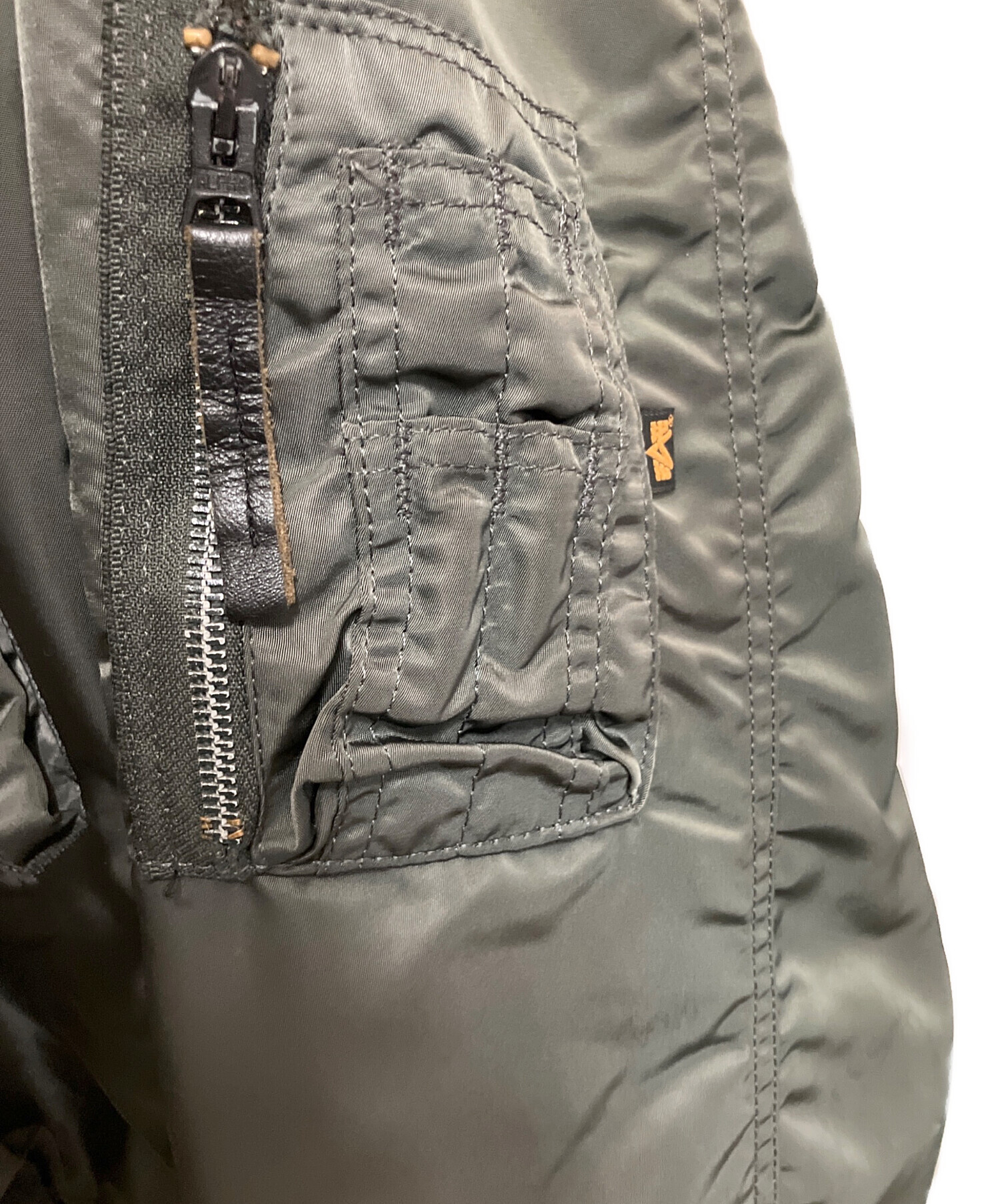 中古・古着通販】ALPHA (アルファ) N-2Bジャケット カーキ サイズ:SIZE