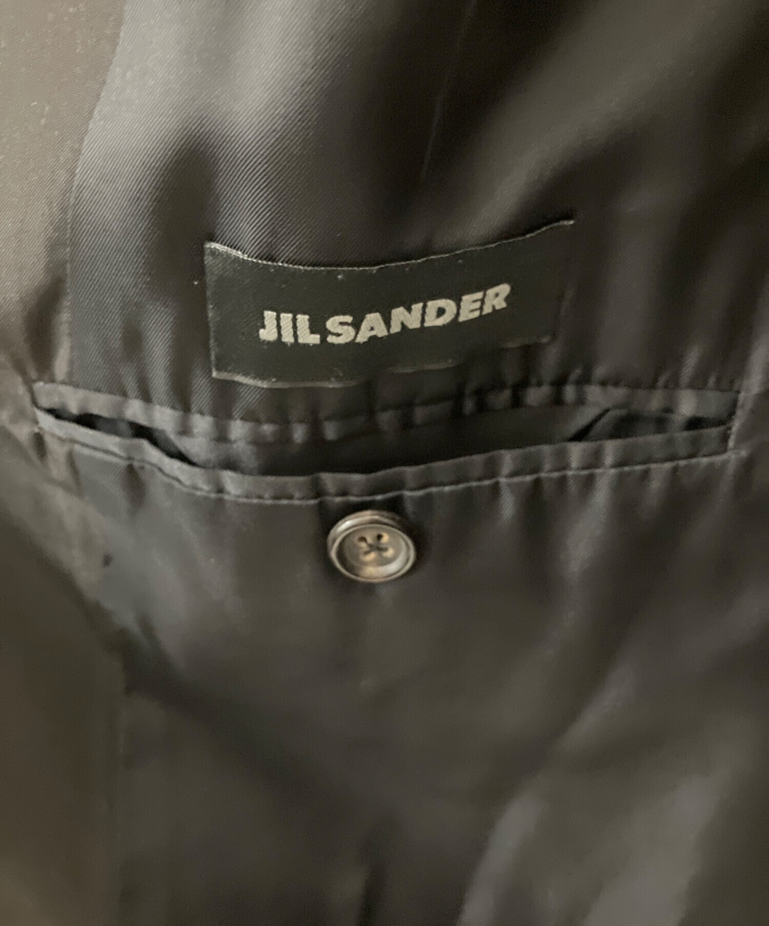 中古・古着通販】JIL SANDER (ジルサンダー) コート ブラック サイズ 