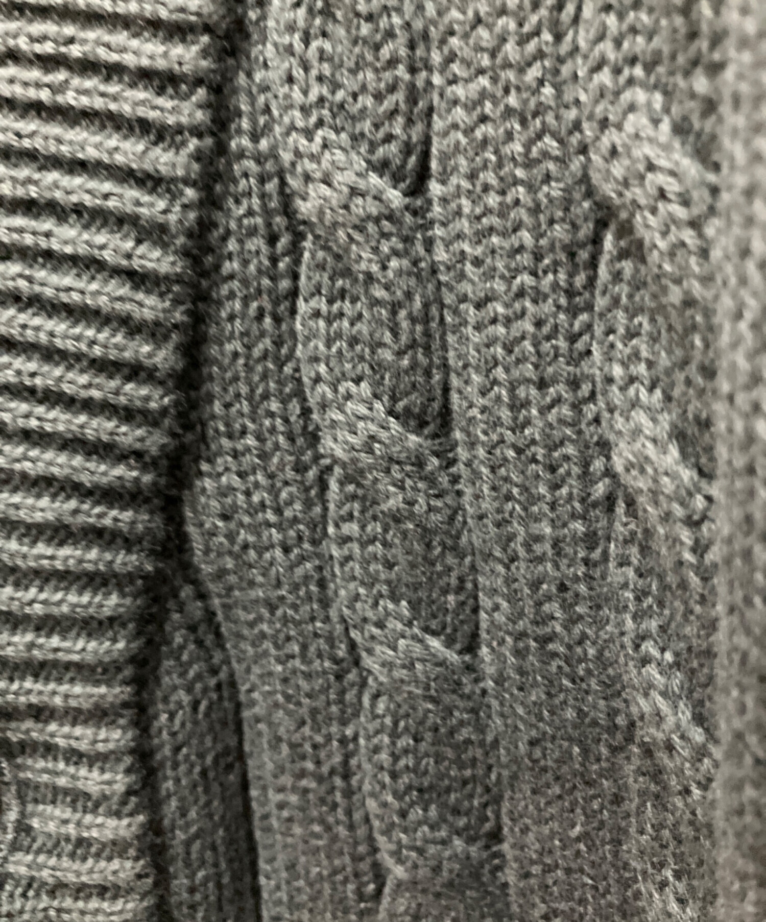 中古・古着通販】HUF (ハフ) 厚手カーディガン TT JACQUARD CARDIGAN 