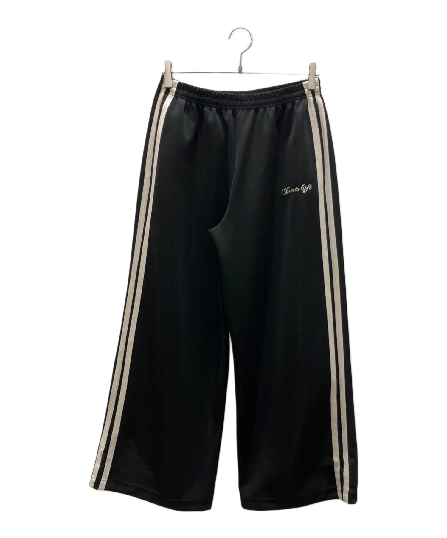 中古・古着通販】Lyft (リフト) ワイドトラックパンツ ブラック サイズ