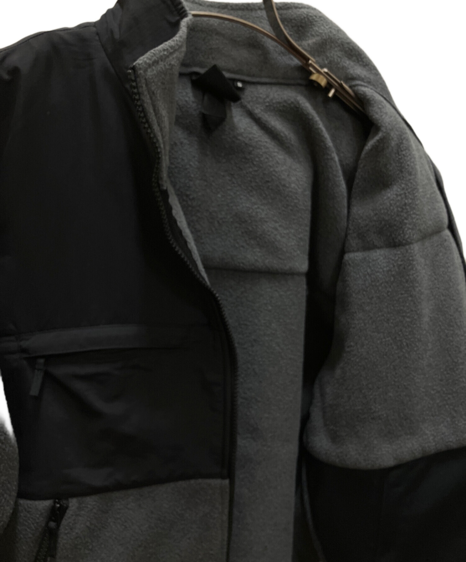 【希少】THE NORTH FACEブラック✖️グレー　フリースジャケット 中古・古着通販】THE NORTH FACE (ザ ノース フェイス) フリース