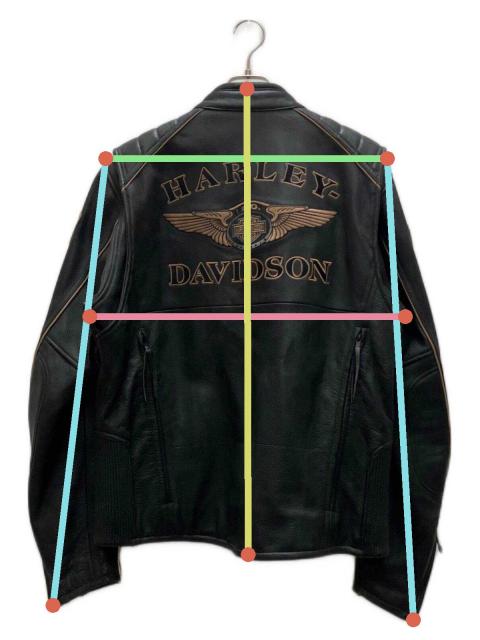 中古・古着通販】HARLEY-DAVIDSON (ハーレーダビッドソン) レザー