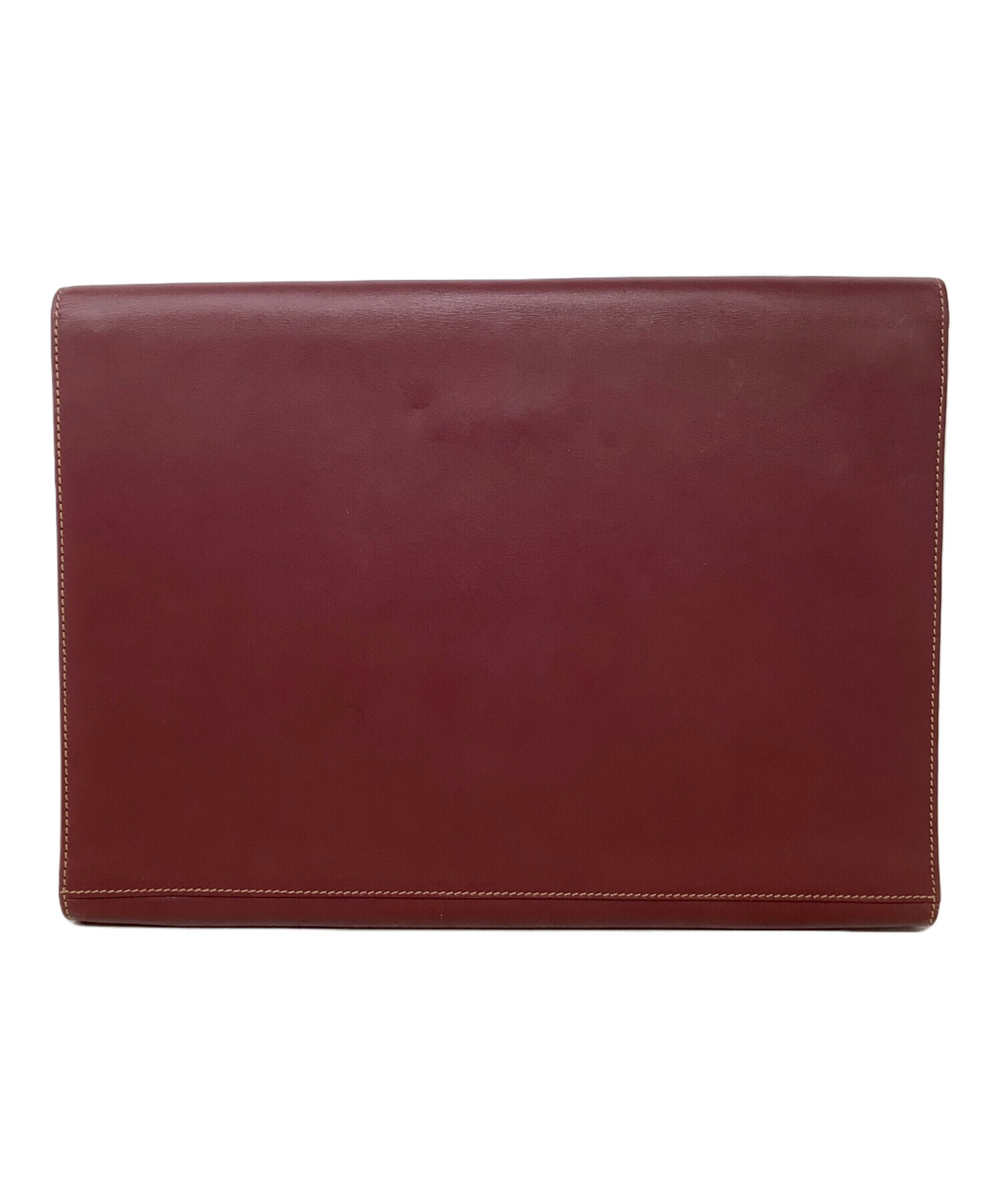 極美品 Cartier ドゥカルティエ クラッチバッグ トリヨンレザー 中古・古着通販】must de cartier (マストドゥカルティエ) クラッチ