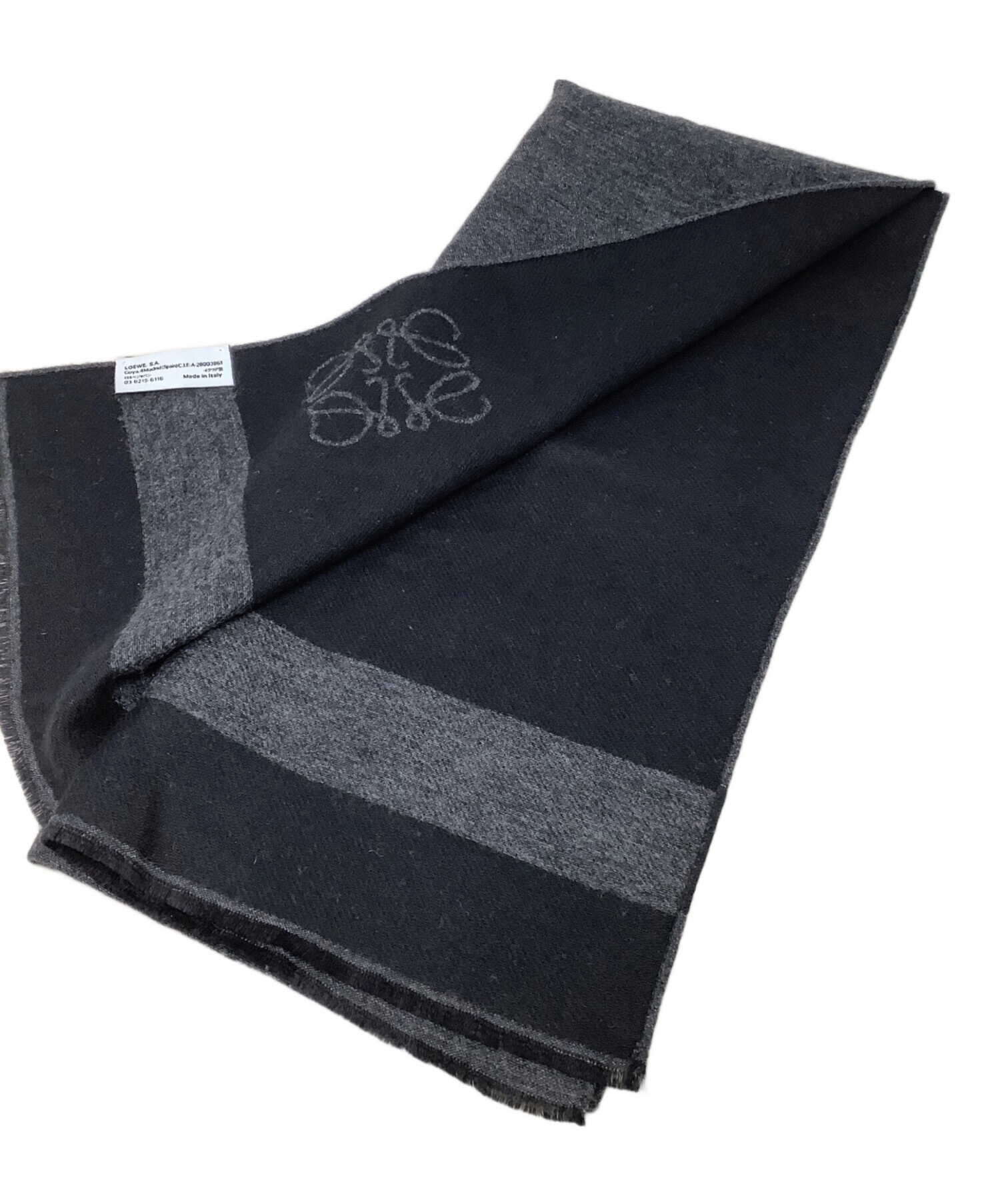 LOEWE ロエベ/マフラー/Aランク/19【中古】 LOEWE（ロエベ） マフラー 衣料品 ウール グレー系 【中古】 : RECLO
