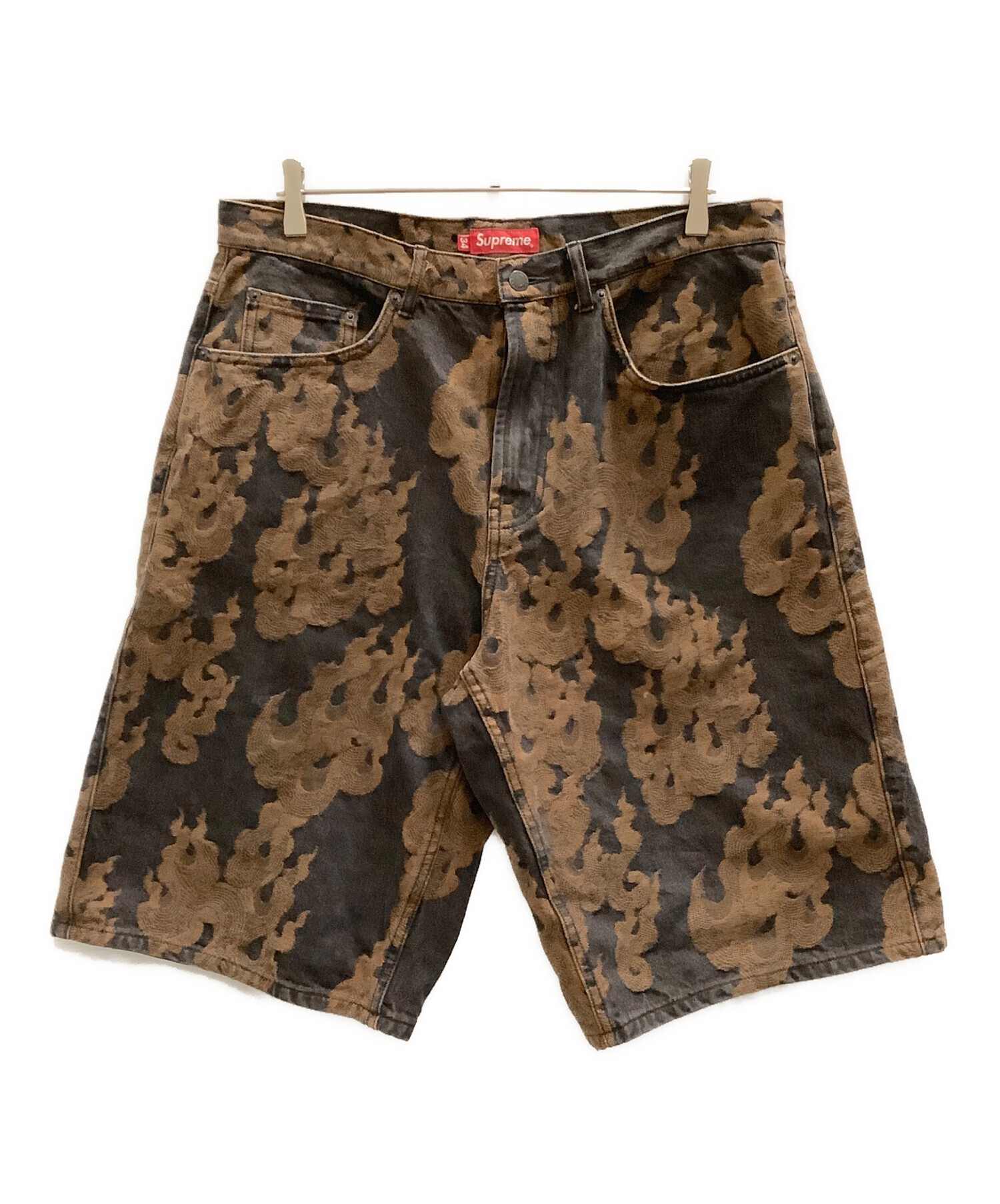 中古・古着通販】SUPREME (シュプリーム) Flames jacquard baggy denim