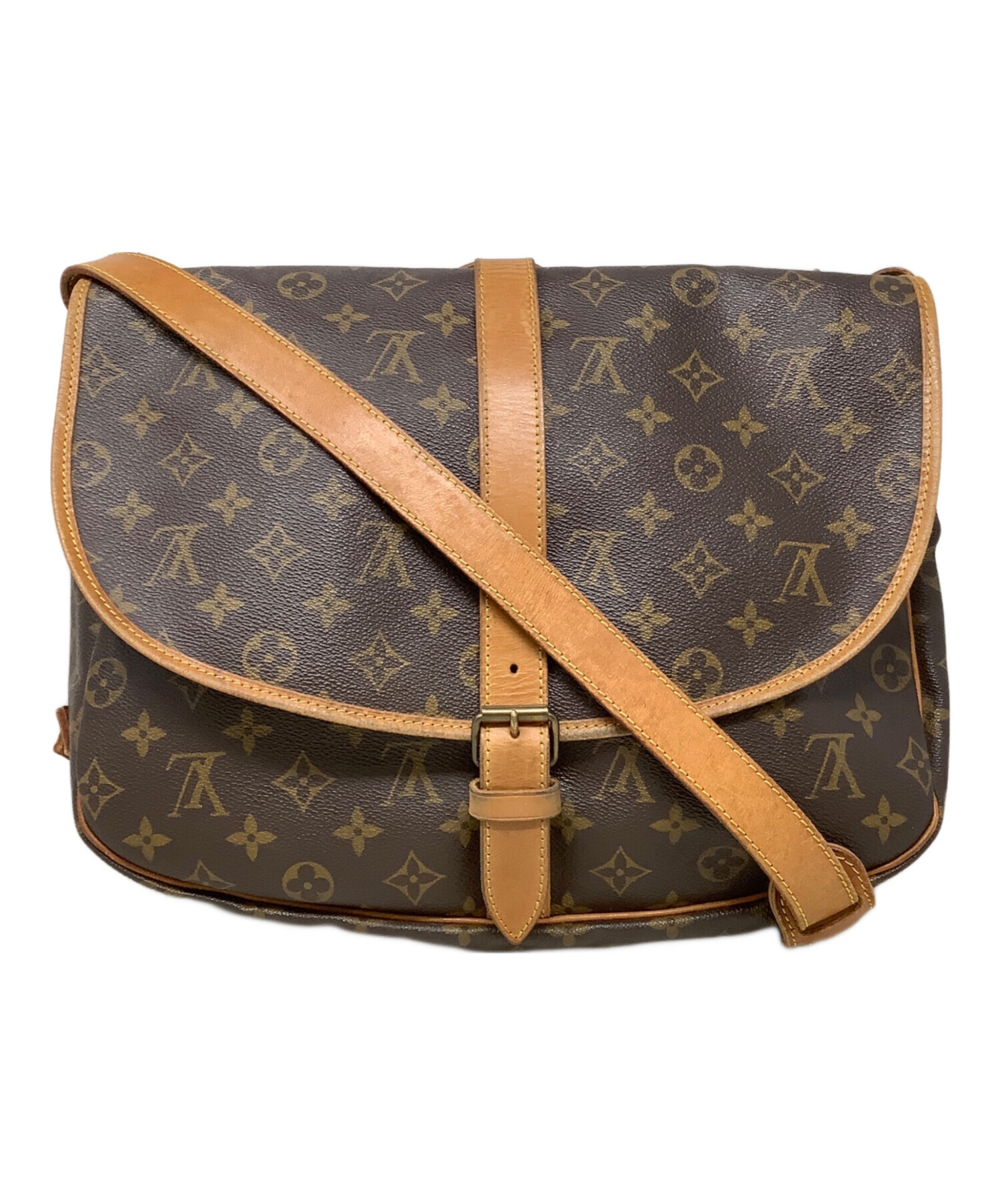 ルイヴィトン M42254 ショルダーバッグ ブラウン  LOUIS VUITTON 斜めがけ モノグラム 中古・古着通販】LOUIS VUITTON (ルイ ヴィトン) ショルダーバッグ