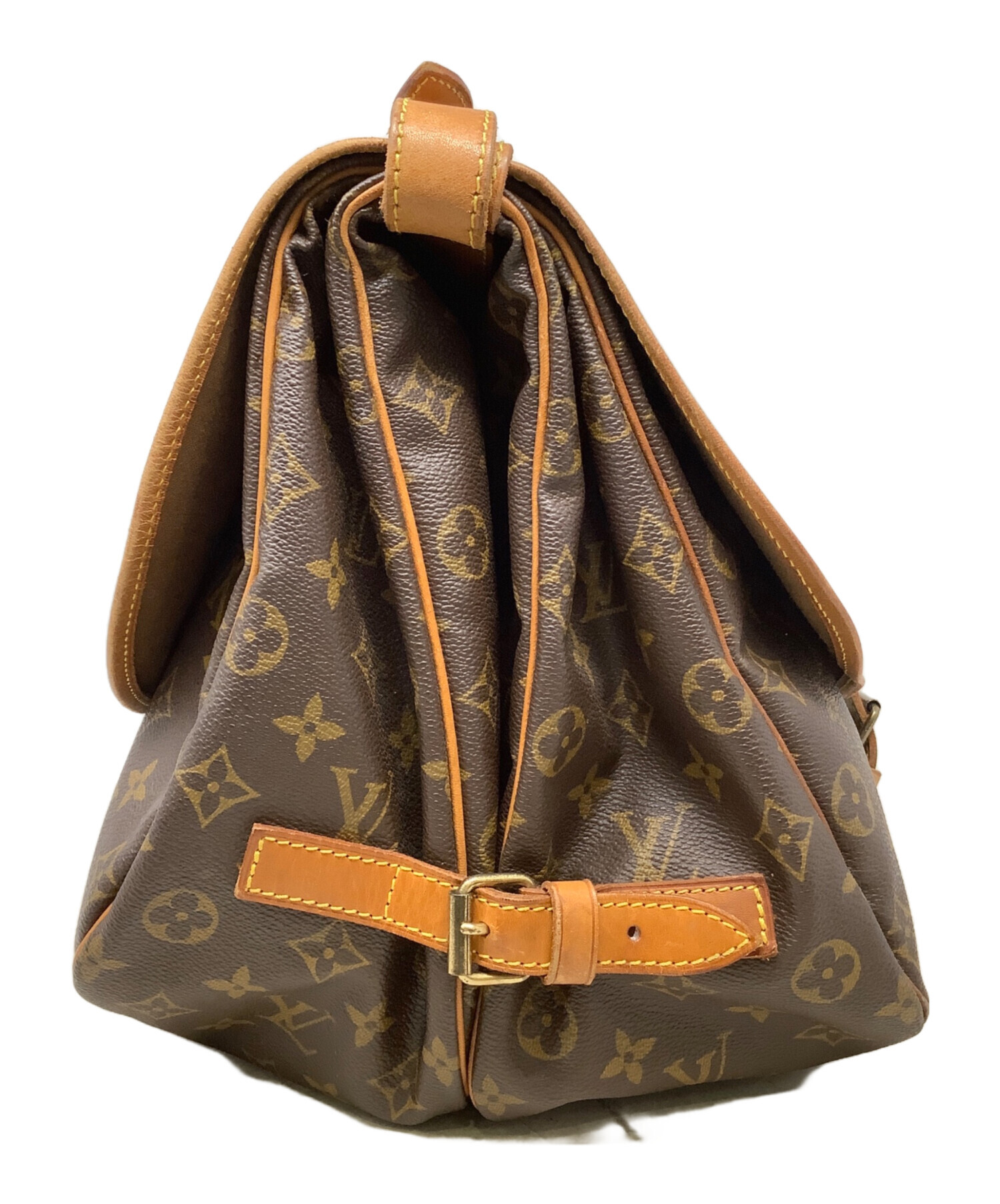 ルイヴィトン M42254 ショルダーバッグ ブラウン  LOUIS VUITTON 斜めがけ モノグラム 中古・古着通販】LOUIS VUITTON (ルイ ヴィトン) ショルダーバッグ
