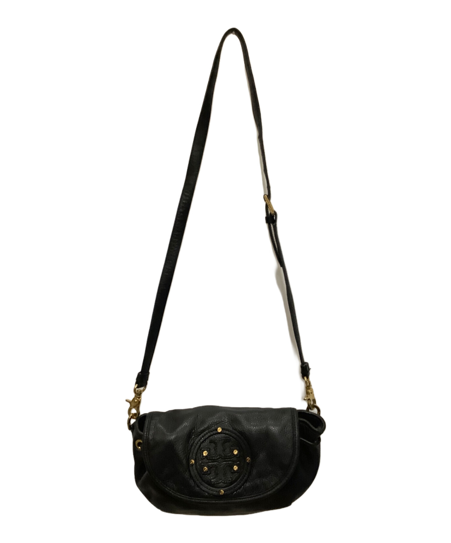 中古・古着通販】TORY BURCH (トリーバーチ) ロゴ スタッズ ショルダー 中古・古着通販】TORY BURCH (トリーバーチ) ロゴ スタッズ ショルダー