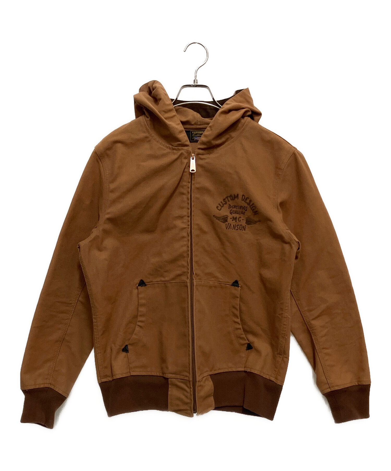 中古・古着通販】VANSON (バンソン) ダックジャケット ブラウン サイズ