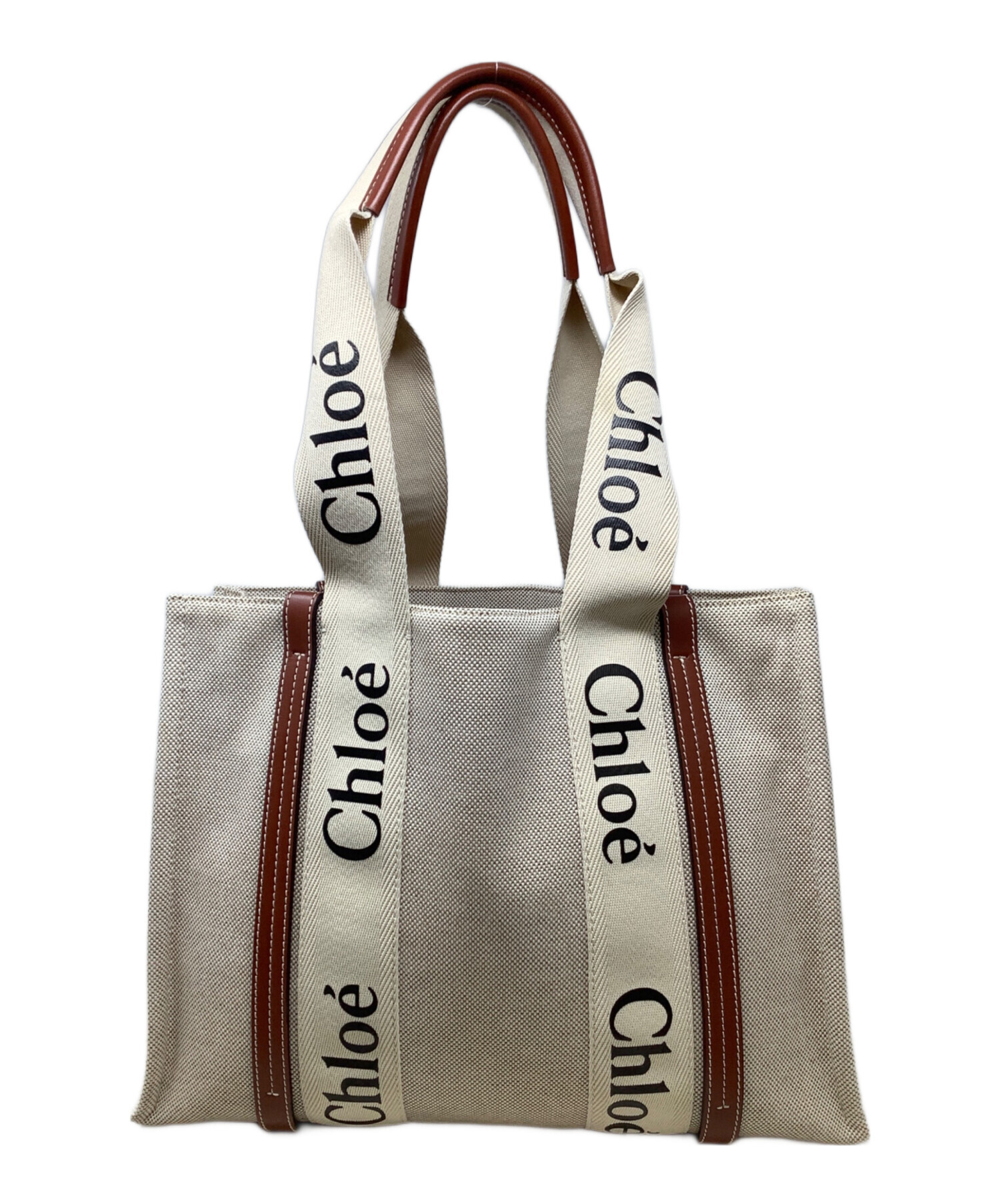 中古・古着通販】Chloe (クロエ) トートバッグ ベージュ｜ブランド