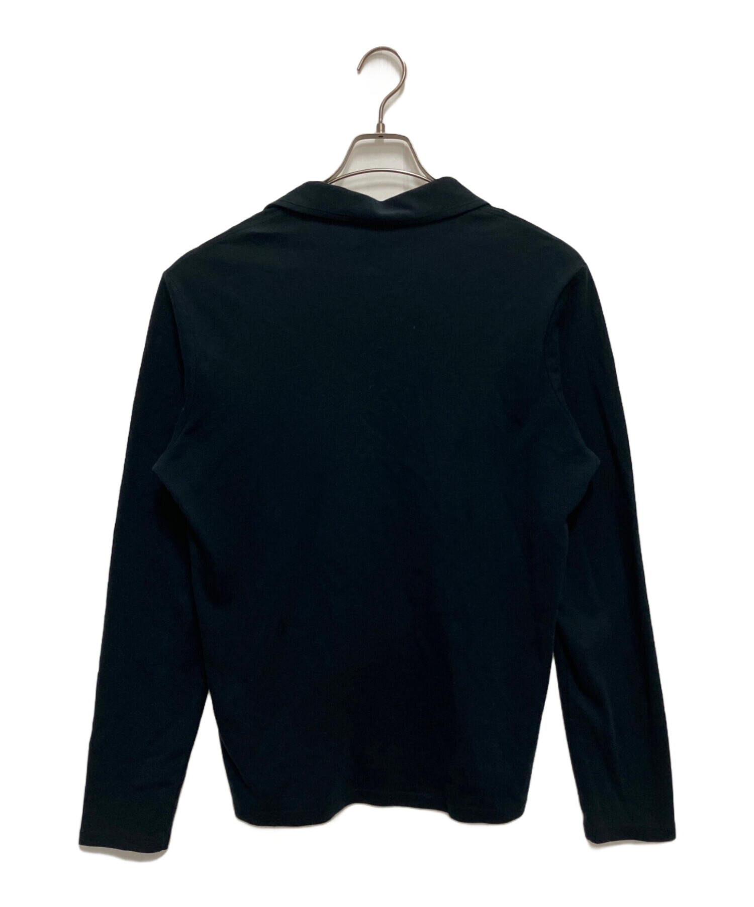 中古・古着通販】PRADA (プラダ) 長袖ポロシャツ ネイビー サイズ:SIZE