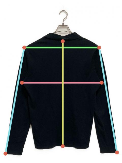 中古・古着通販】PRADA (プラダ) 長袖ポロシャツ ネイビー サイズ:SIZE
