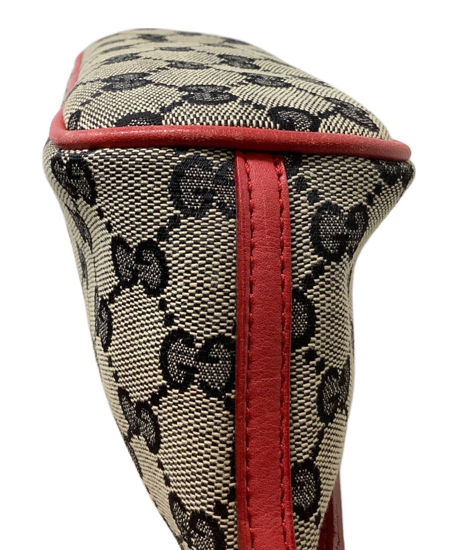 中古・古着通販】GUCCI (グッチ) GUCCI グッチ ベージュ レッド