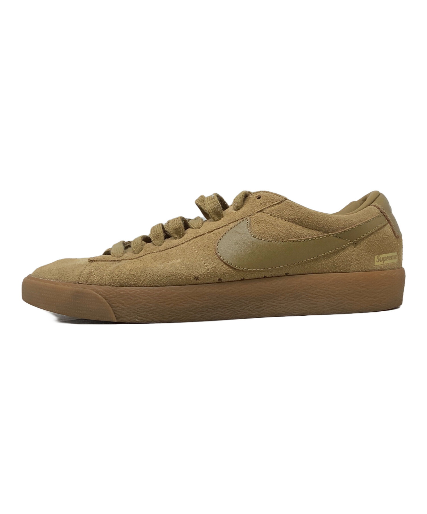NIKE SB Supreme Blazer Low 27cm ブラウン系　茶 中古・古着通販】NIKE SB (ナイキエスビー) SUPREME (シュプリーム