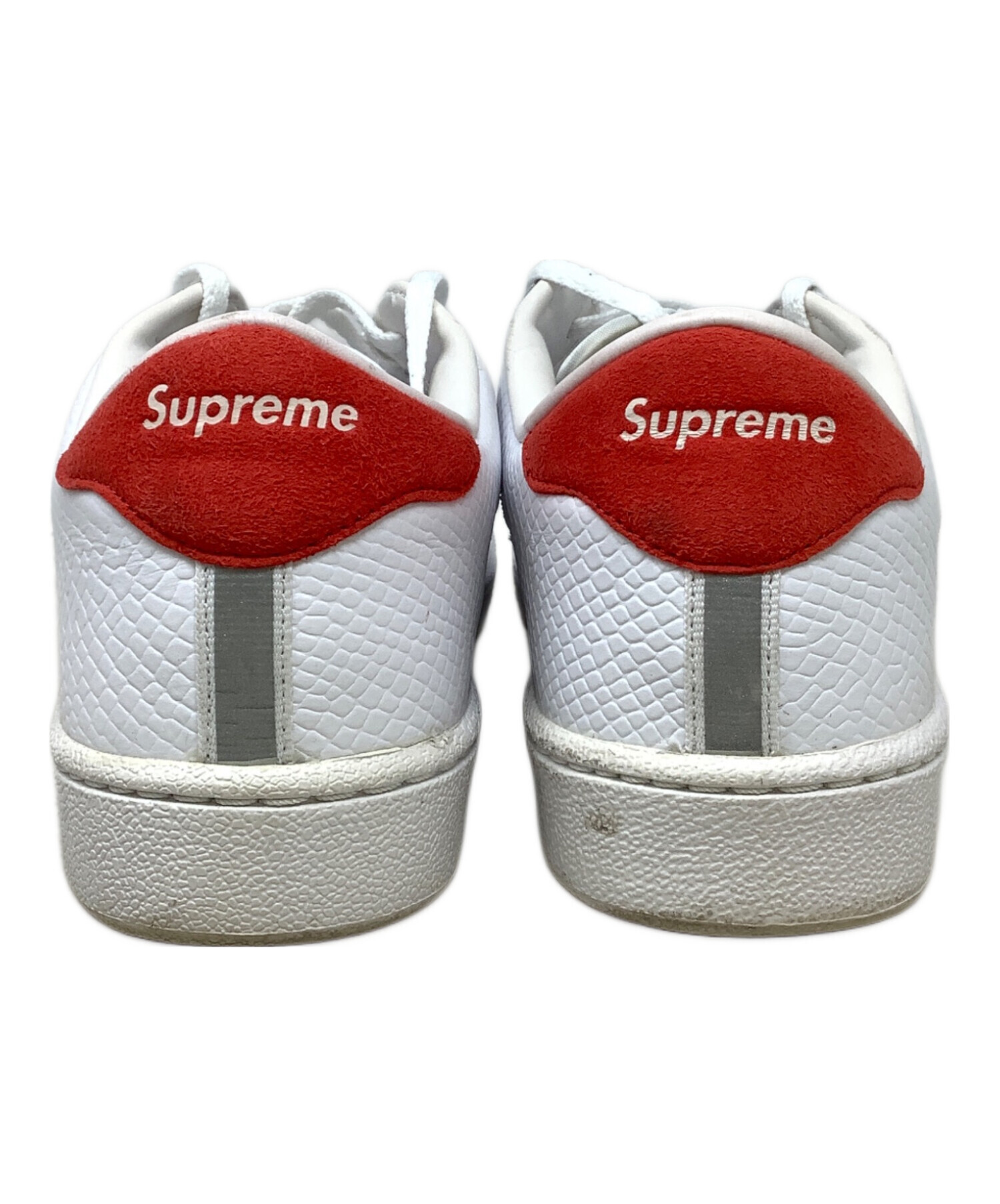 Supreme ロゴ入り ホワイトスニーカー 中古・古着通販】NIKE (ナイキ) SUPREME (シュプリーム) NIKE（ナイキ