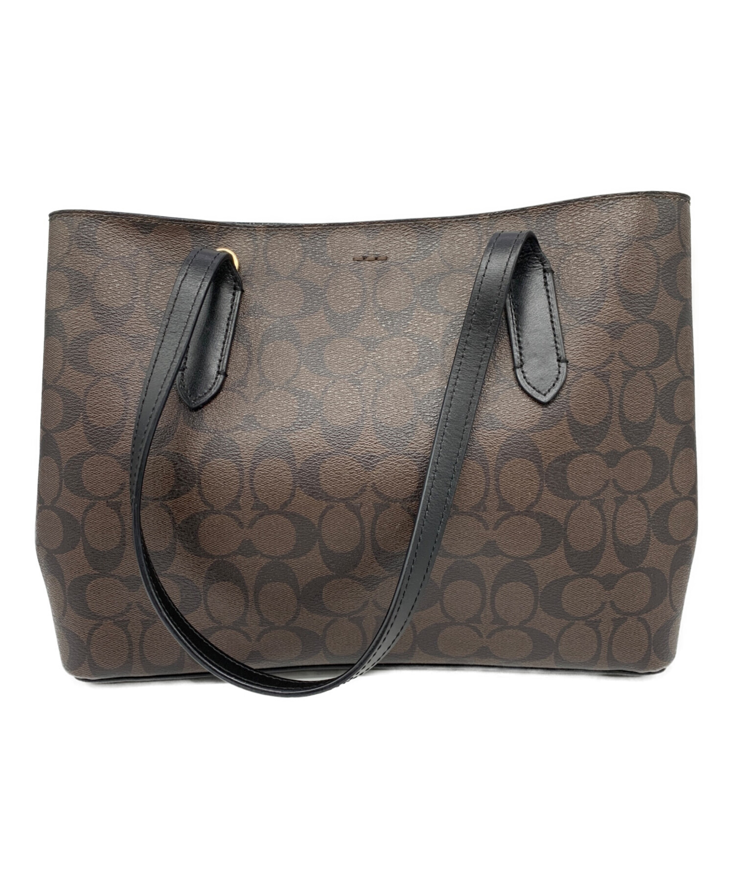中古・古着通販】COACH (コーチ) アベニュー キャリーオール ブラウン 