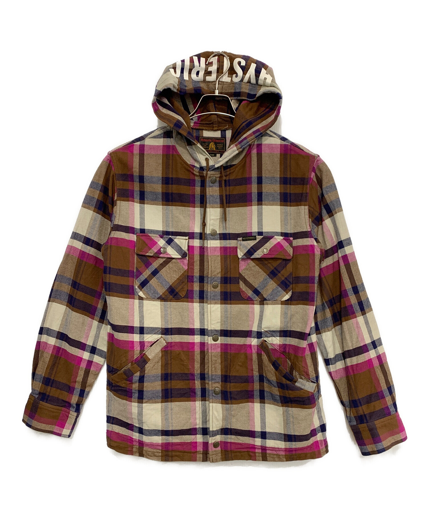 ヒステリックグラマー CIRCLE GIRL フーデッドCPO パーカー HYSTERIC GLAMOUR - ヒステリックグラマー CIRCLE GIRL フーデッドCPO