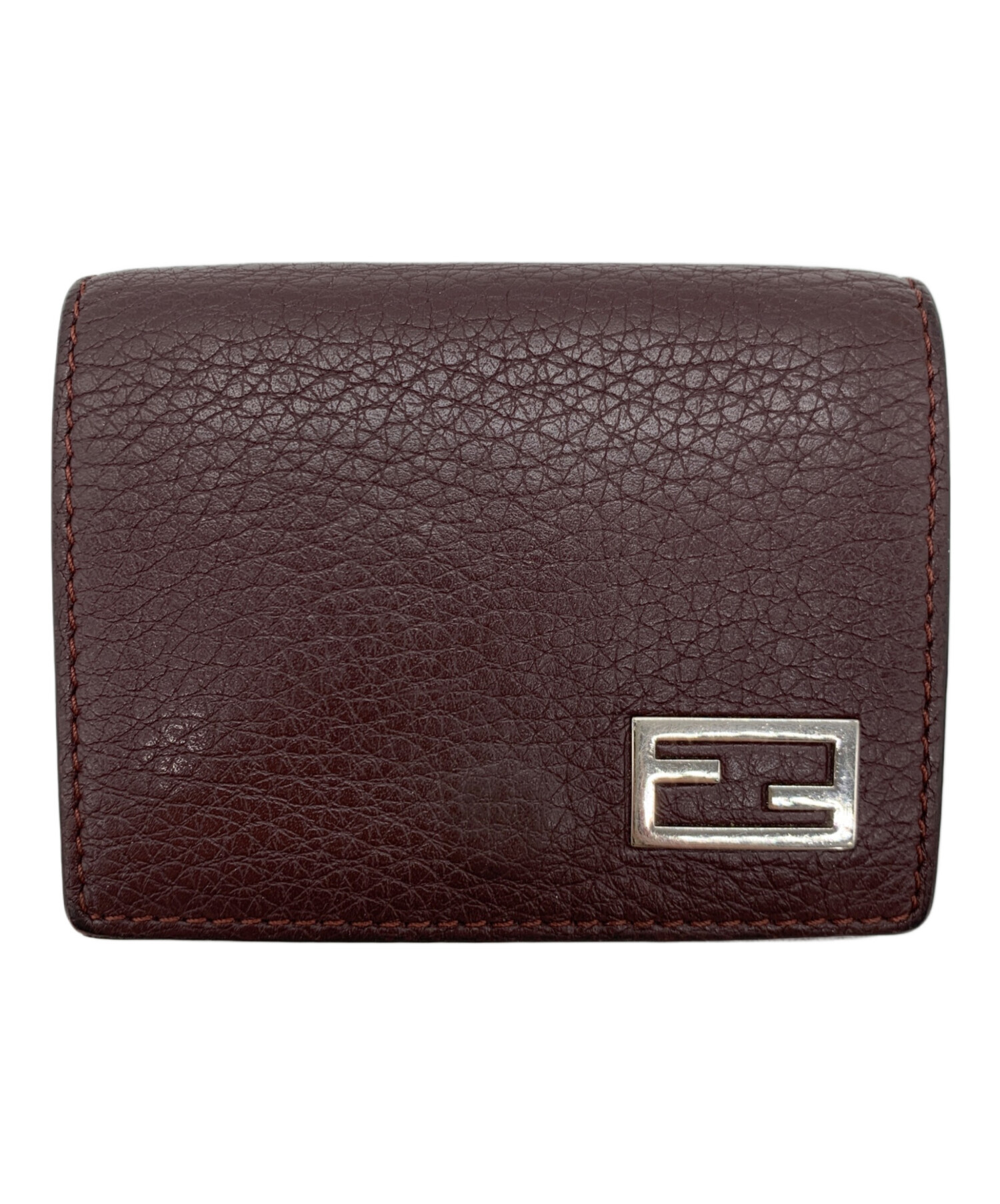 中古・古着通販】FENDI (フェンディ) コンパクトウォレット ブラウン 