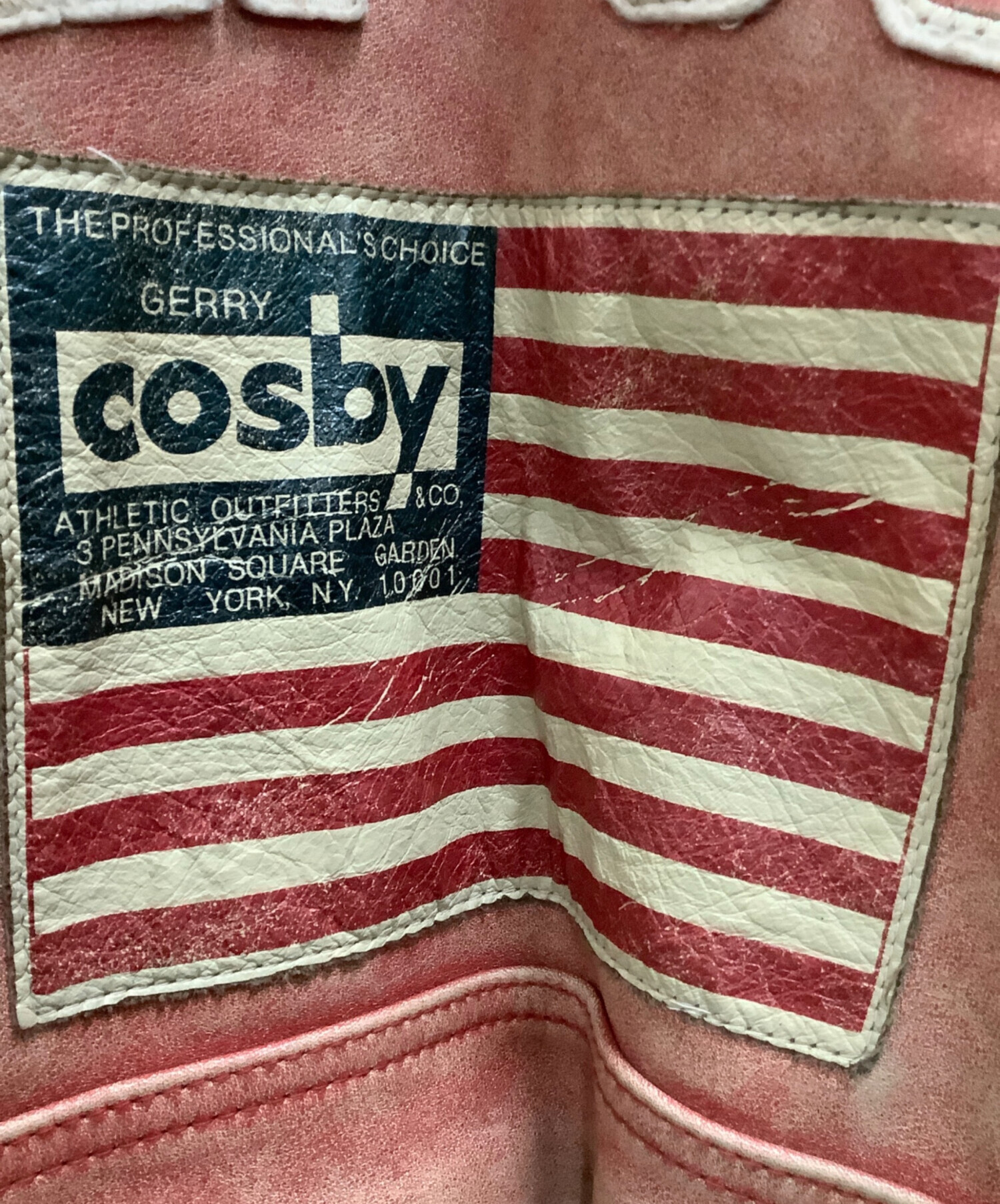 中古・古着通販】GERRY COSBY (ジェリー コスビー) スタジャン レッド