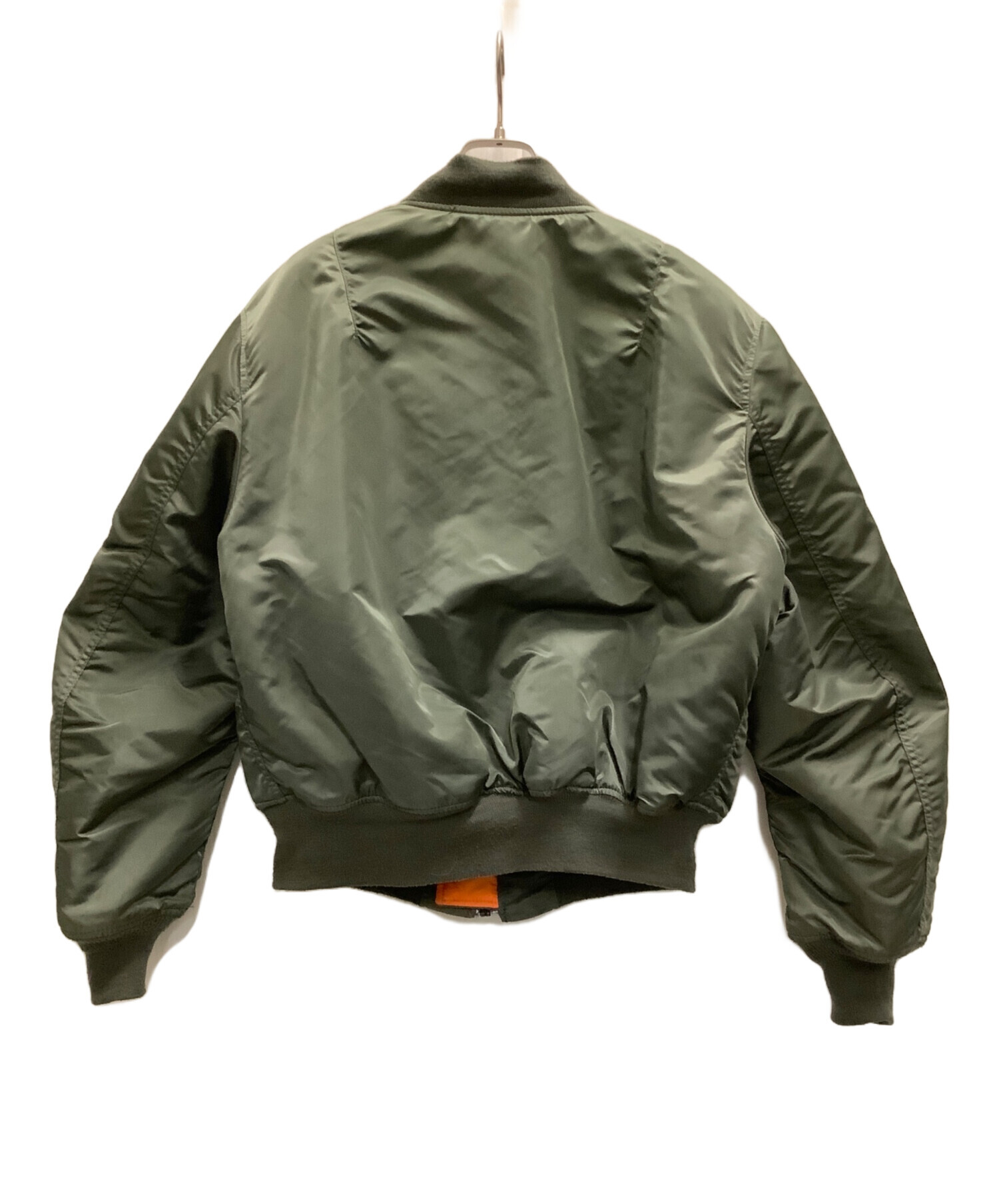 中古・古着通販】ALPHA (アルファ) MA-1フライトジャケット グリーン