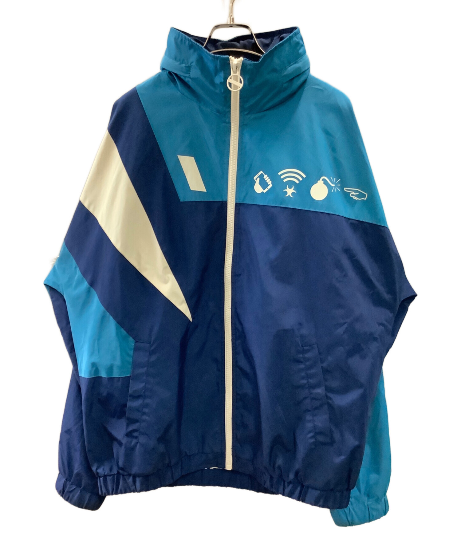 中古・古着通販】DIESEL (ディーゼル) ナイロンジャケット ブルー 