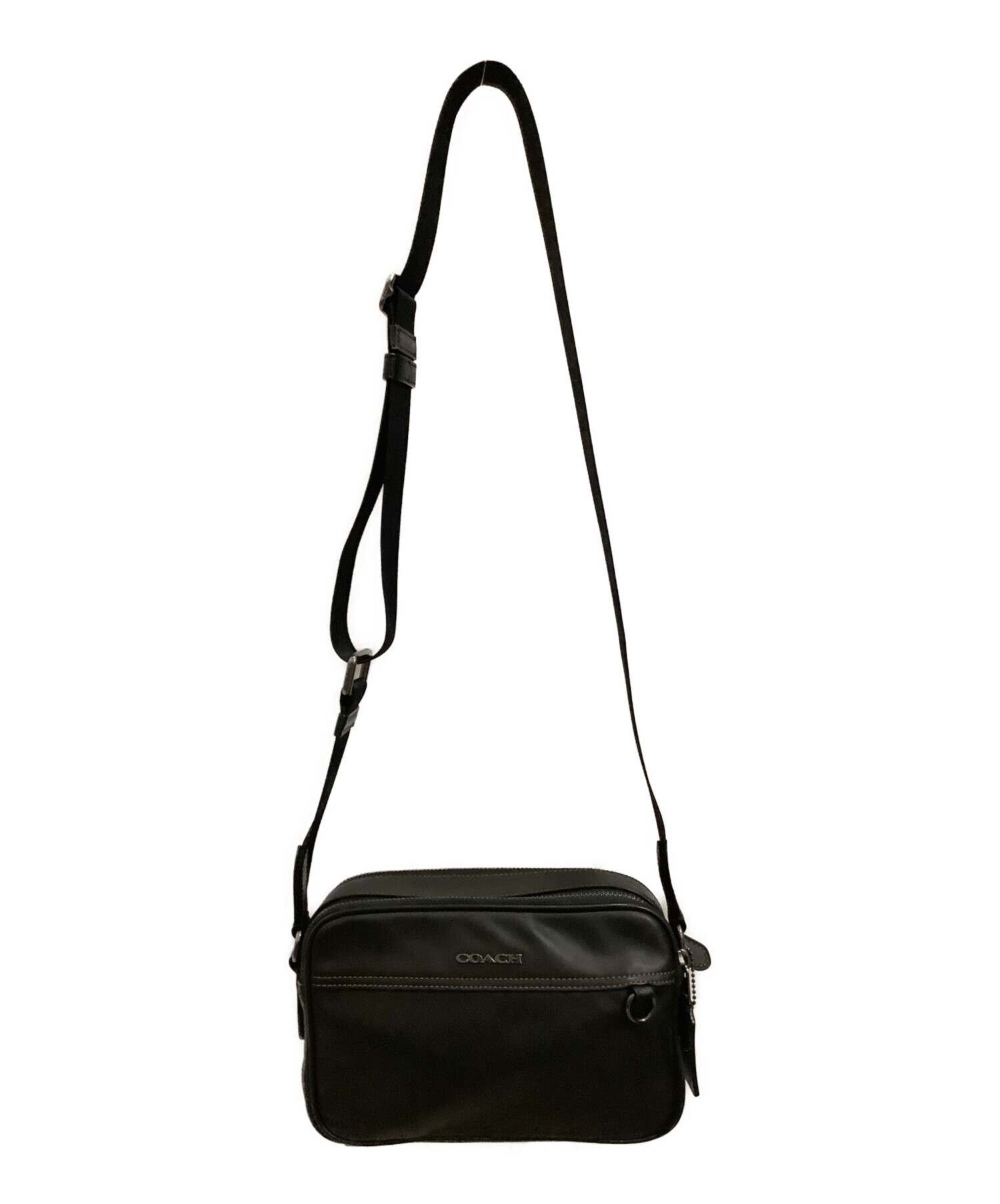 中古・古着通販】COACH (コーチ) ショルダーバッグ ブラック｜ブランド 