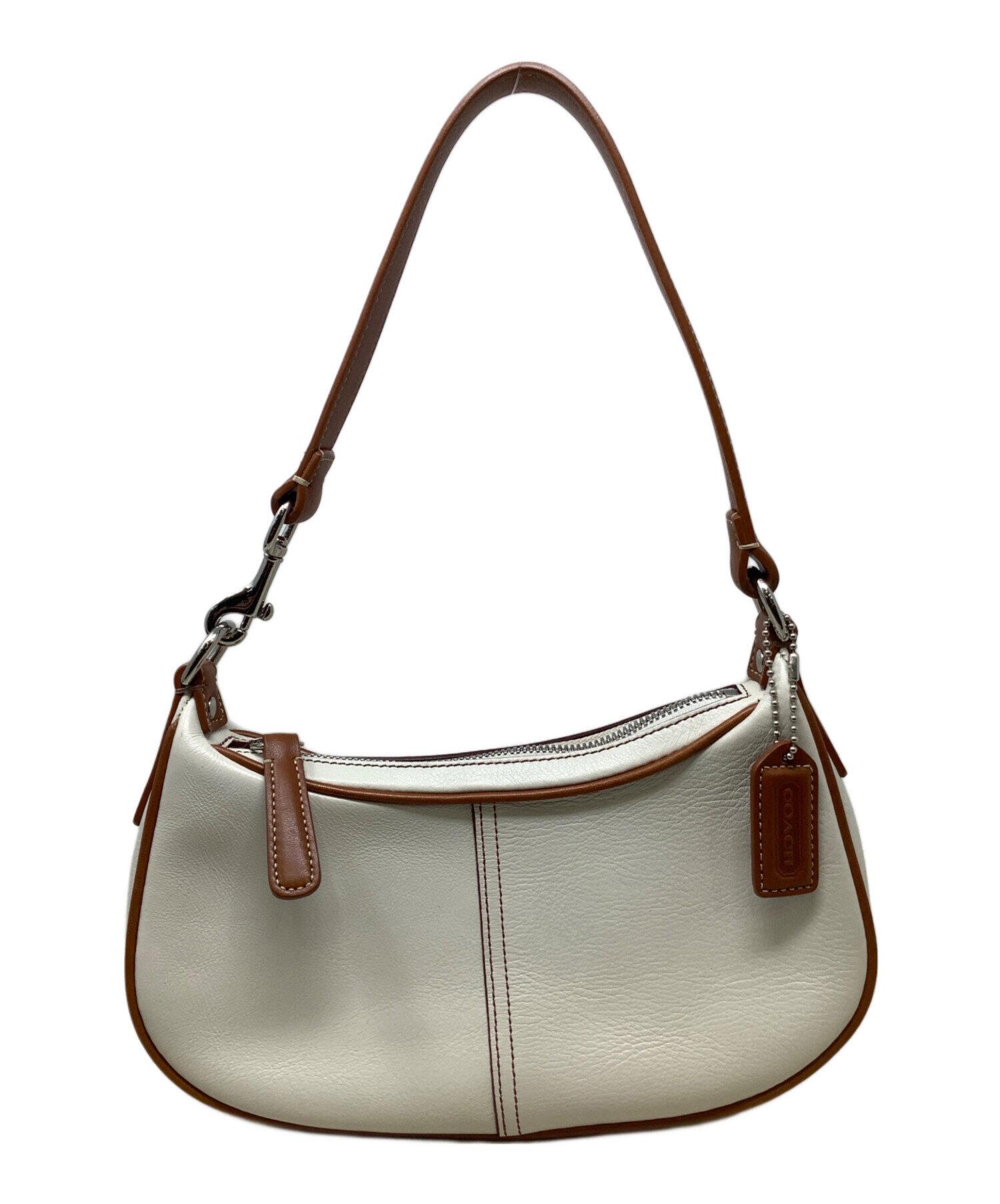 【美品】COACH アクセサリーポーチ ハンドバッグ　フック ゴールド 中古・古着通販】COACH (コーチ) COACH コーチ アクセサリーポーチ