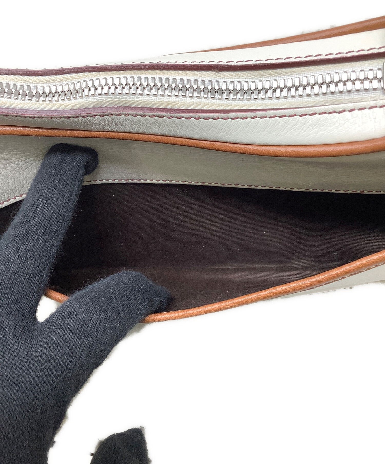 【美品】COACH アクセサリーポーチ ハンドバッグ　フック ゴールド 中古・古着通販】COACH (コーチ) COACH コーチ アクセサリーポーチ