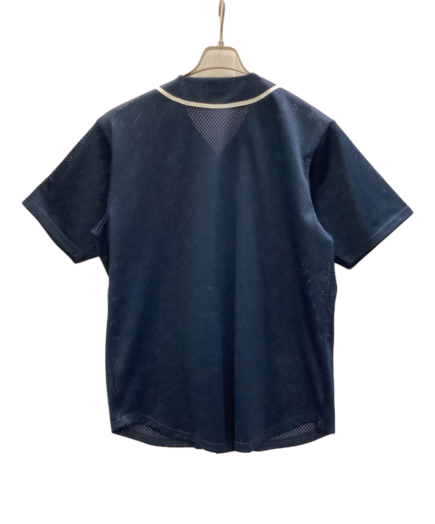 マカマカ STUSSY ステューシー　ネイビー ベースボールシャツ　L 中古・古着通販】stussy (ステューシー) ベースボールシャツ ネイビー