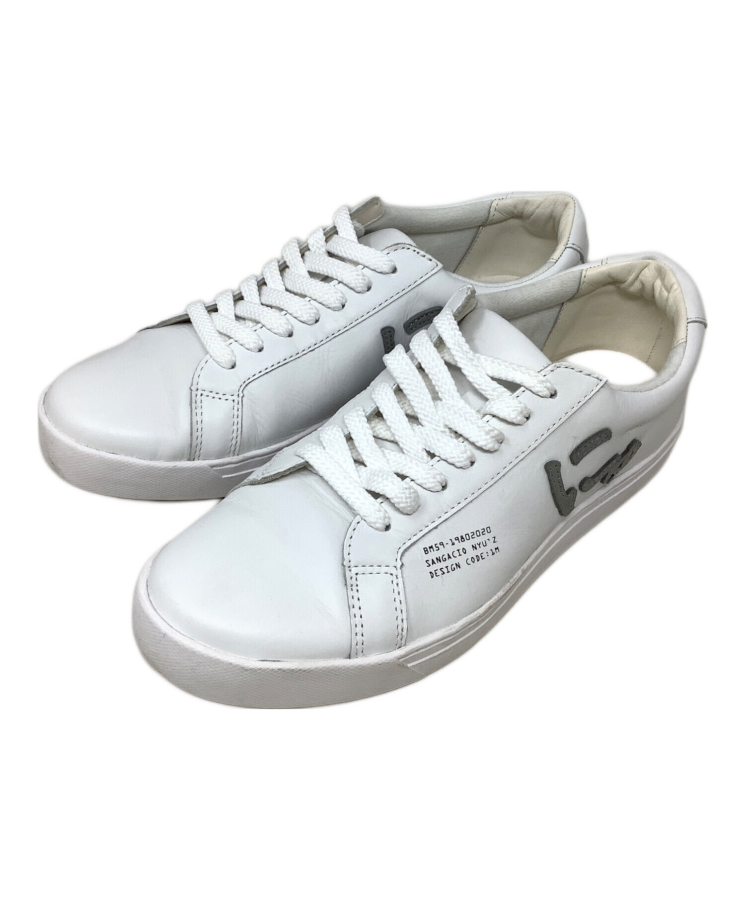 中古・古着通販】Sangacio (サンガッチョ) にゅ～ず レザースニーカー