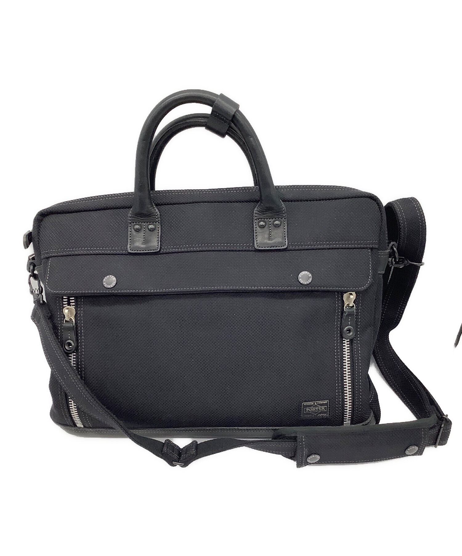 中古・古着通販】PORTER (ポーター) ビジネスバッグ エルダー ブラック