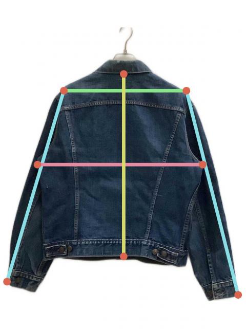 中古・古着通販】LEVI'S (リーバイス) デニムジャケット 70505
