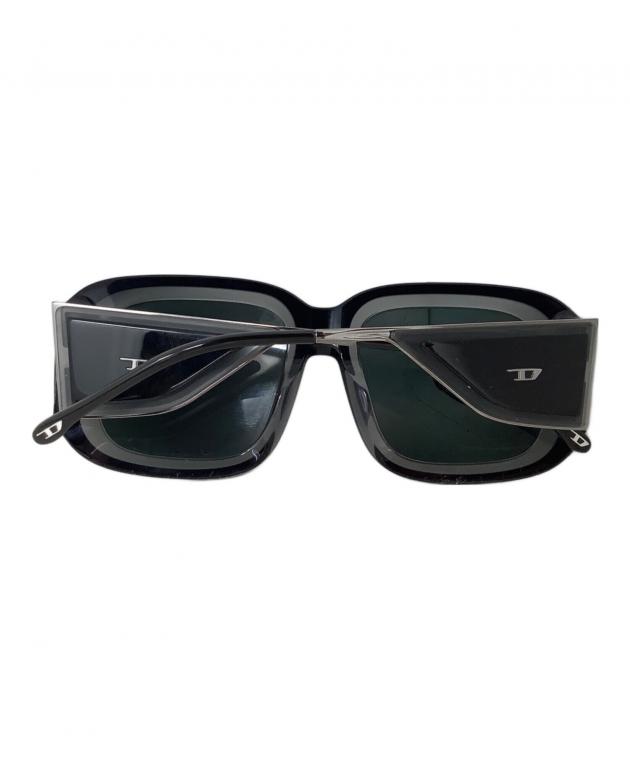 DIESEL スクエア型 サングラス 中古・古着通販】DIESEL (ディーゼル) スクエアサングラス DIESEL