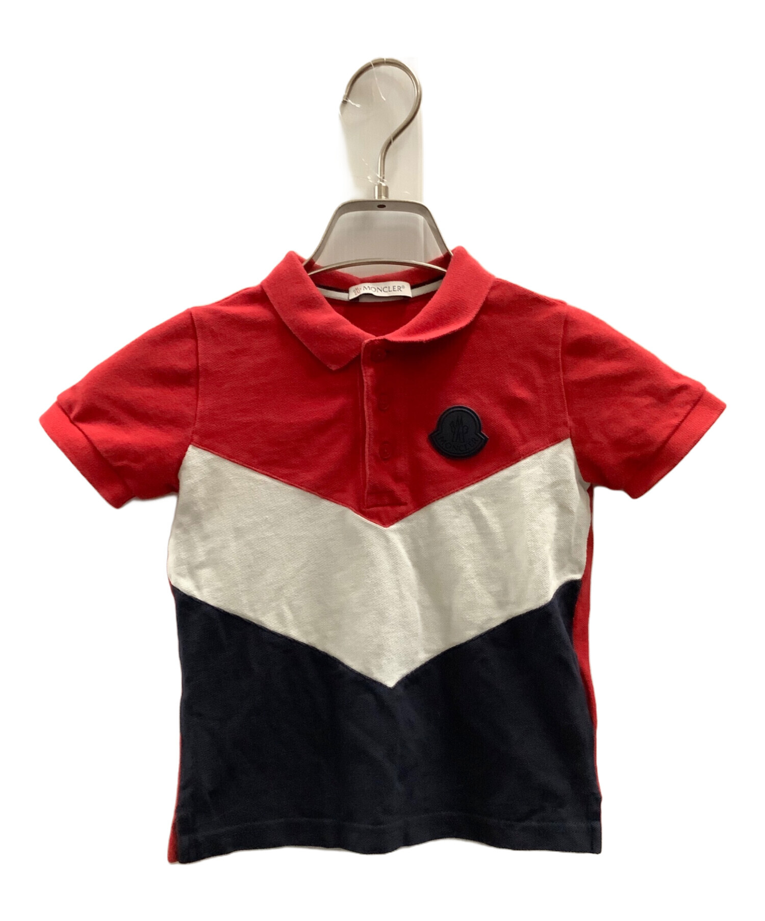 中古・古着通販】MONCLER (モンクレール) 半袖ポロシャツ ホワイト