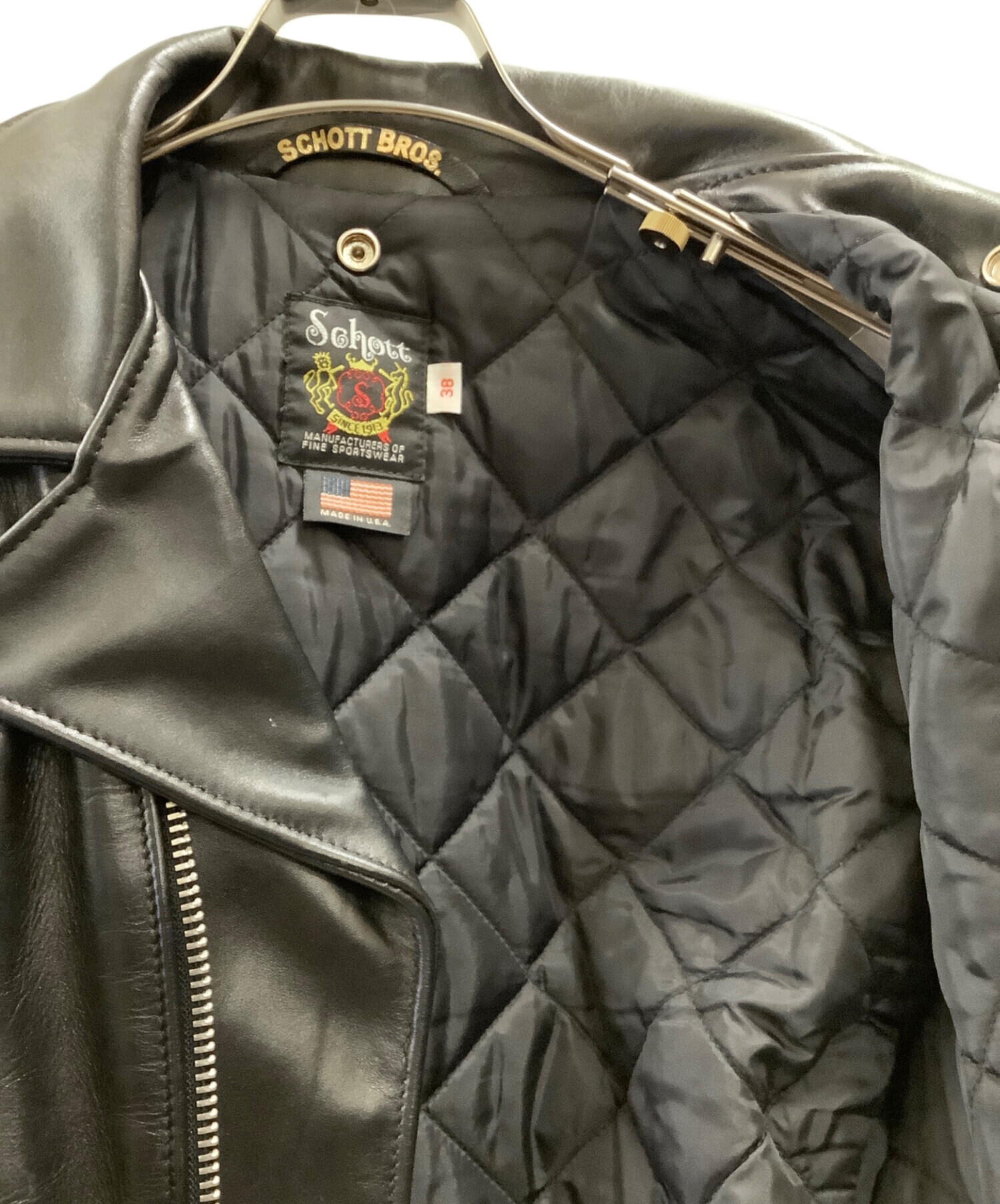 中古・古着通販】Schott (ショット) ダブルライダースジャケット
